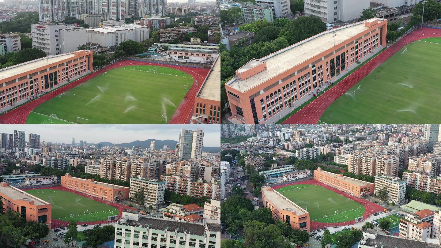 广州市工人体育场4k航拍