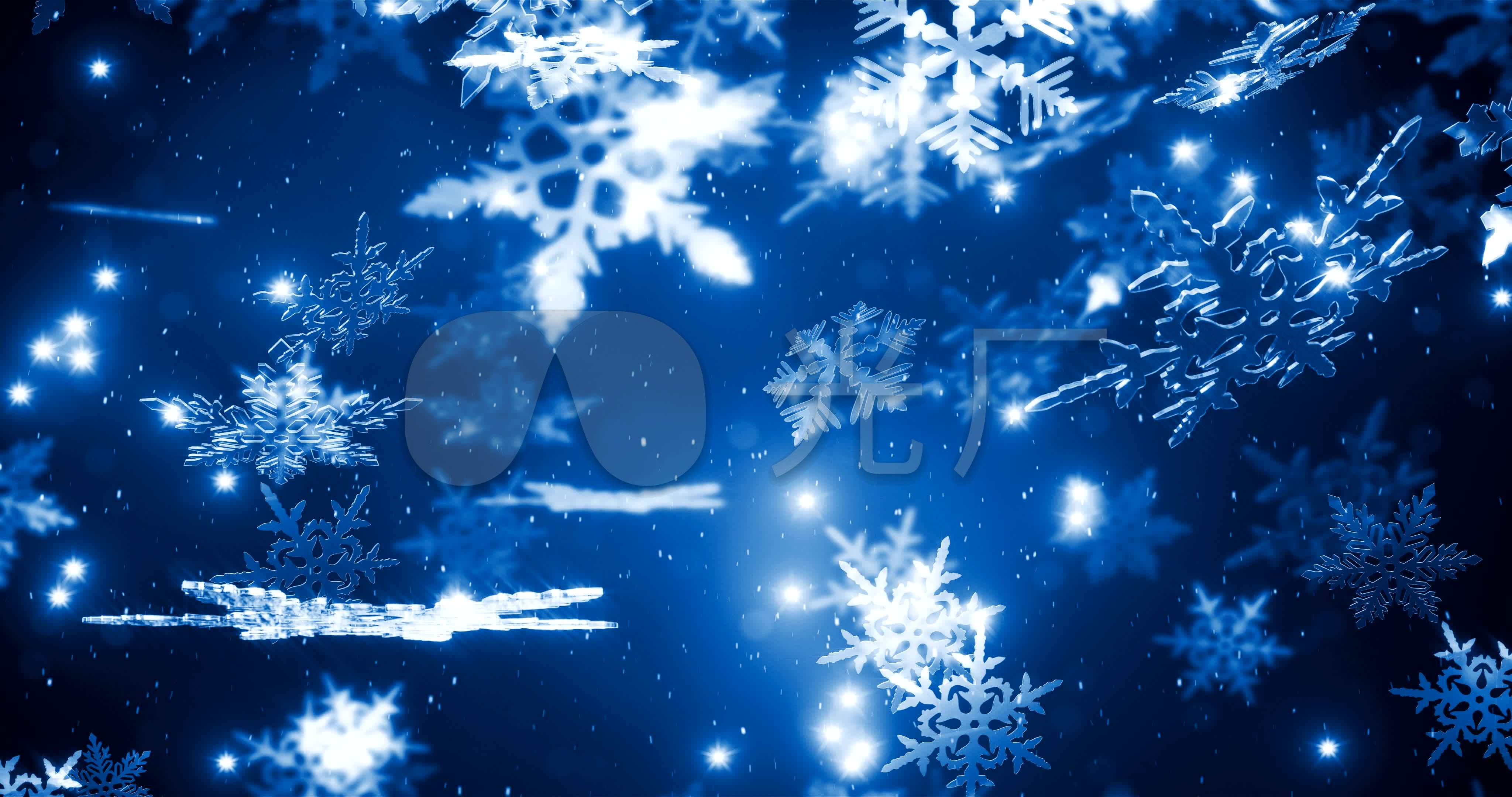 雪花唯美冬季_4096x2160_高清视频素材下载(编号:4721745)_婚庆节日