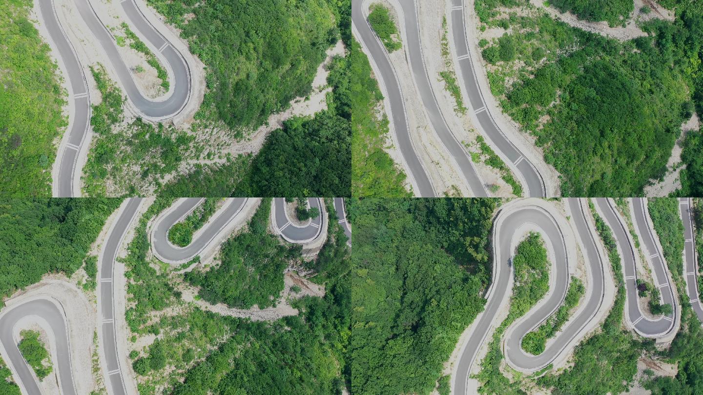 山东青州仰天山的盘山公路