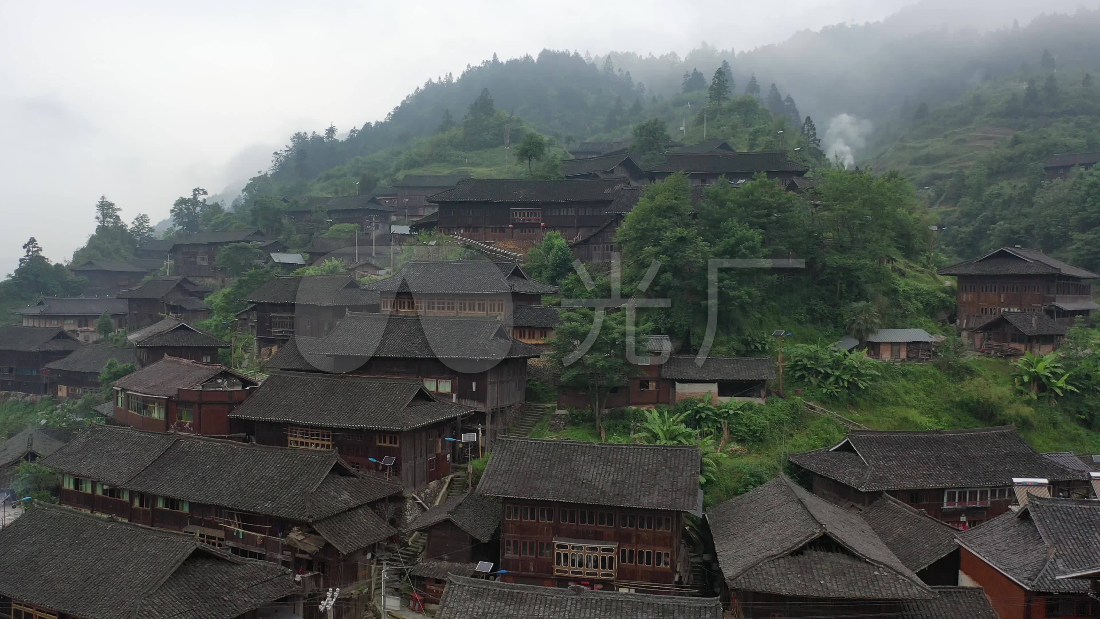 贵州少数民族村寨_3840x2160_高清视频素材下载(编号