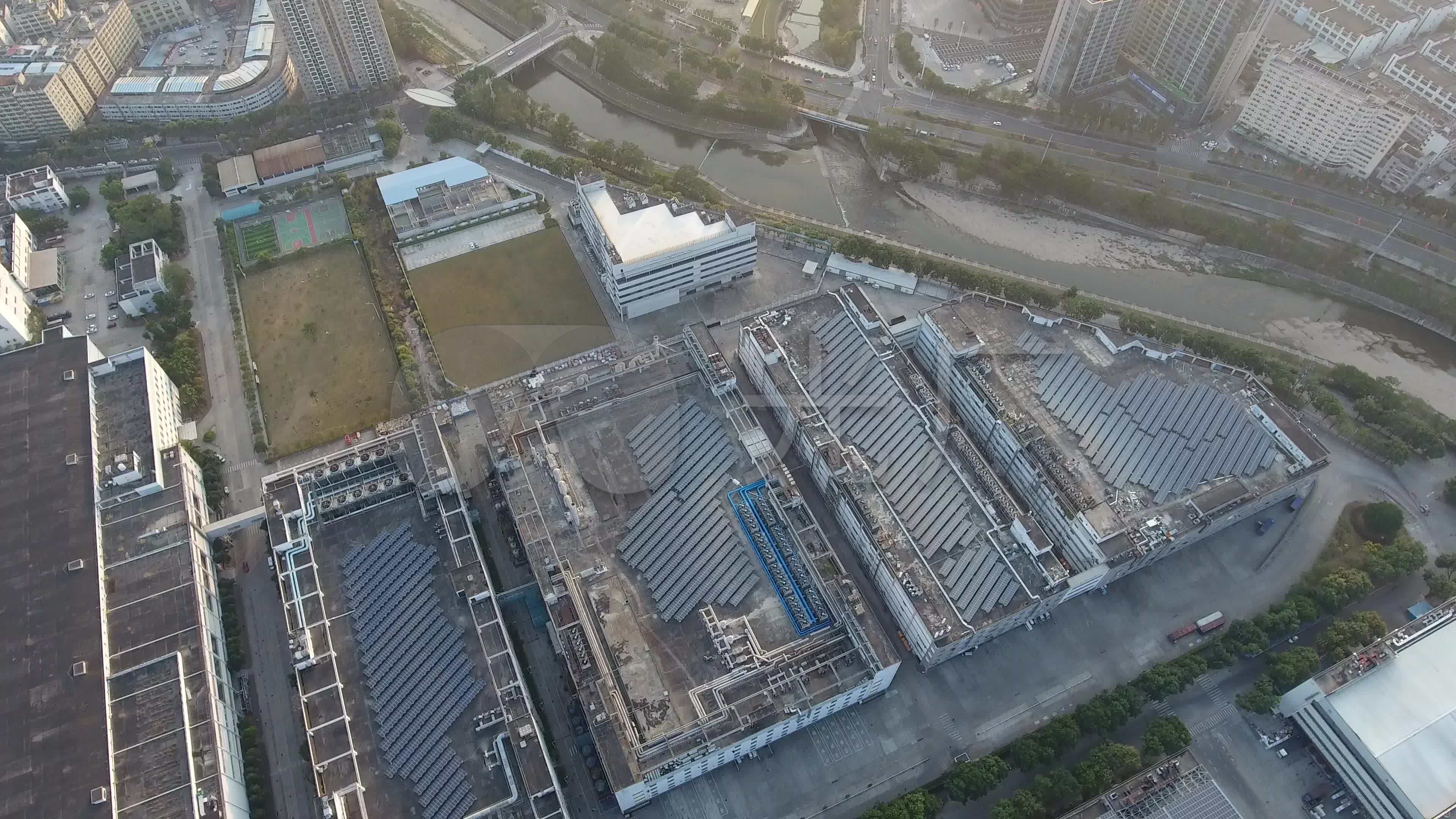 富士康深圳工业园区(8)_3840x2160_高清视频素材下载