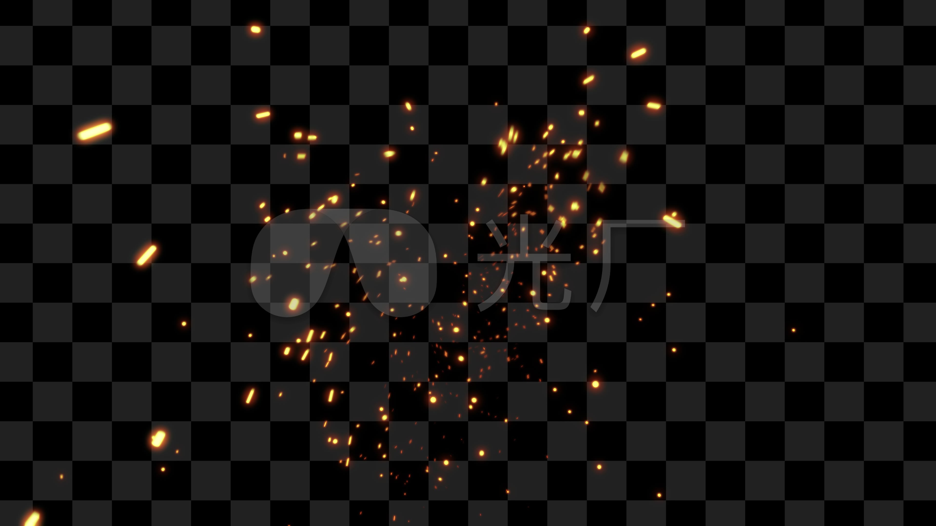 飞溅的火星粒子002_视频素材包下载(编号:4729077)
