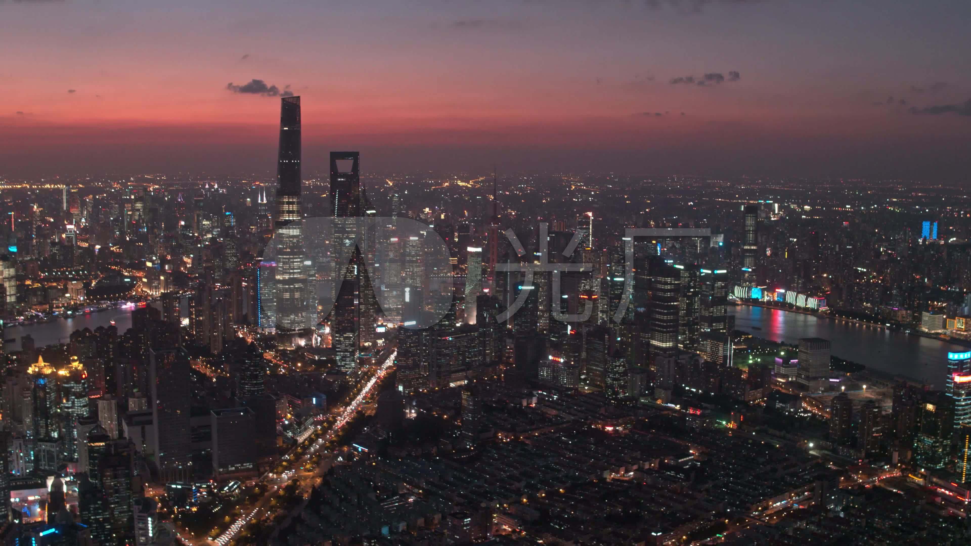 4k上海夜景_3840x2160_高清视频素材下载(编号:)_实拍