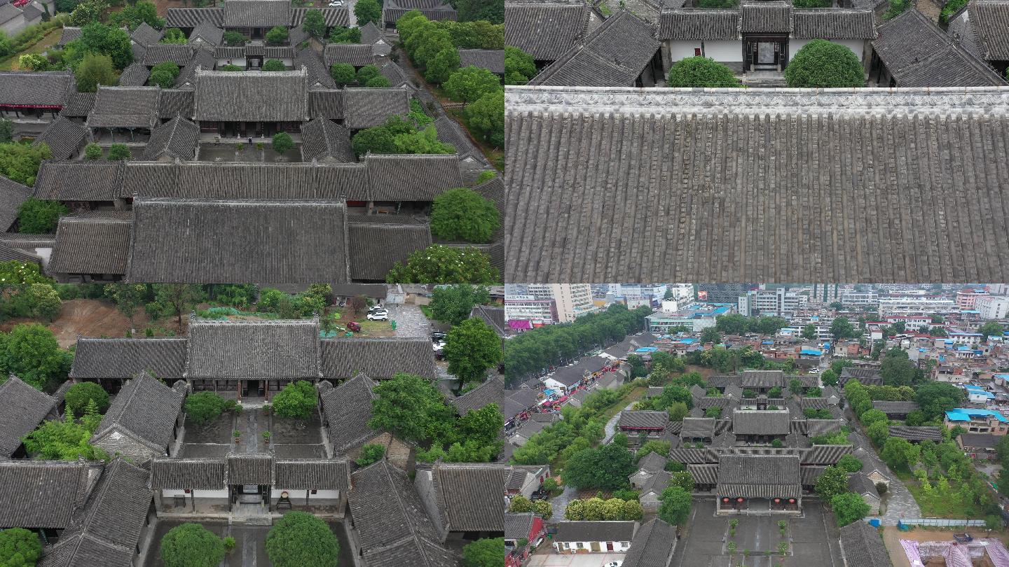 4k-原素材-南阳府衙航拍