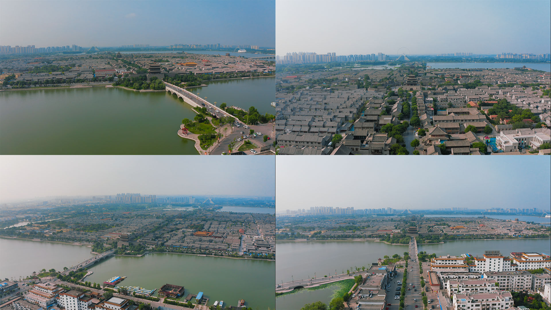 【4k】聊城古城航拍