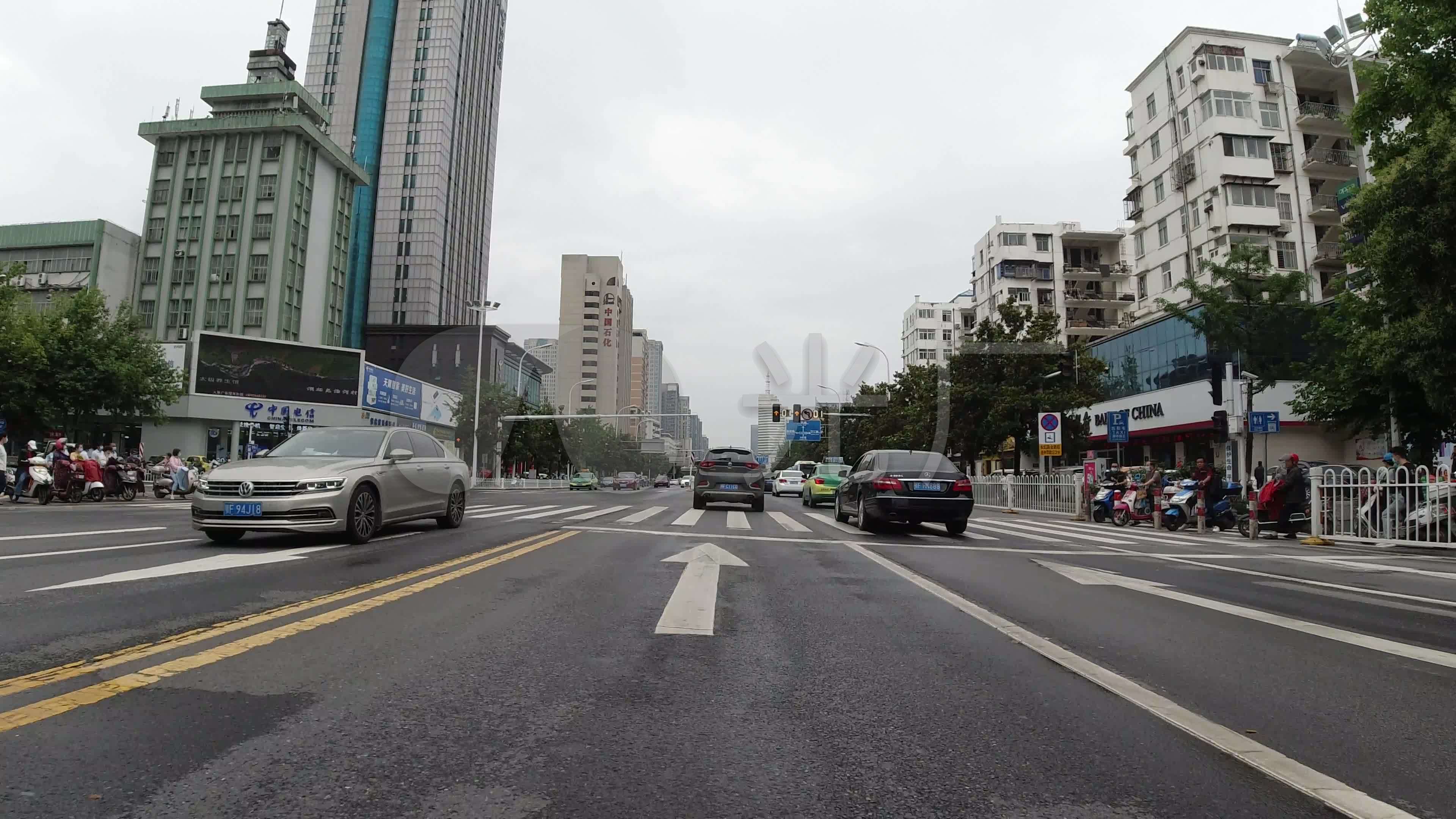 4k-原素材-襄阳长虹路街景