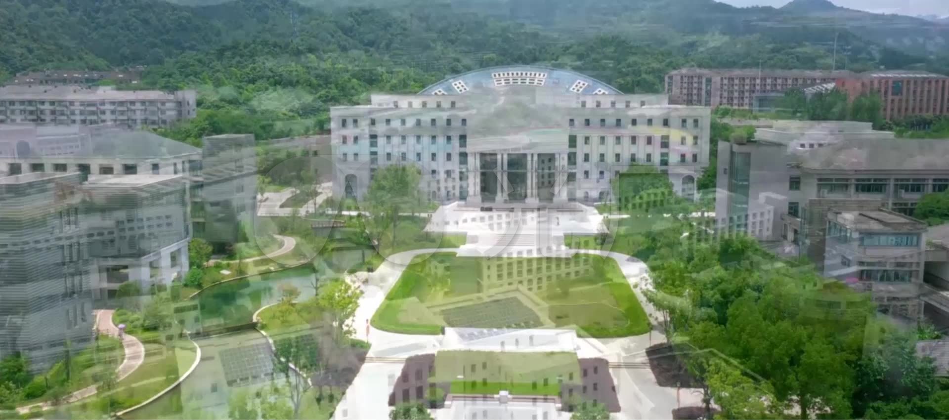 浙江外国语学院航拍