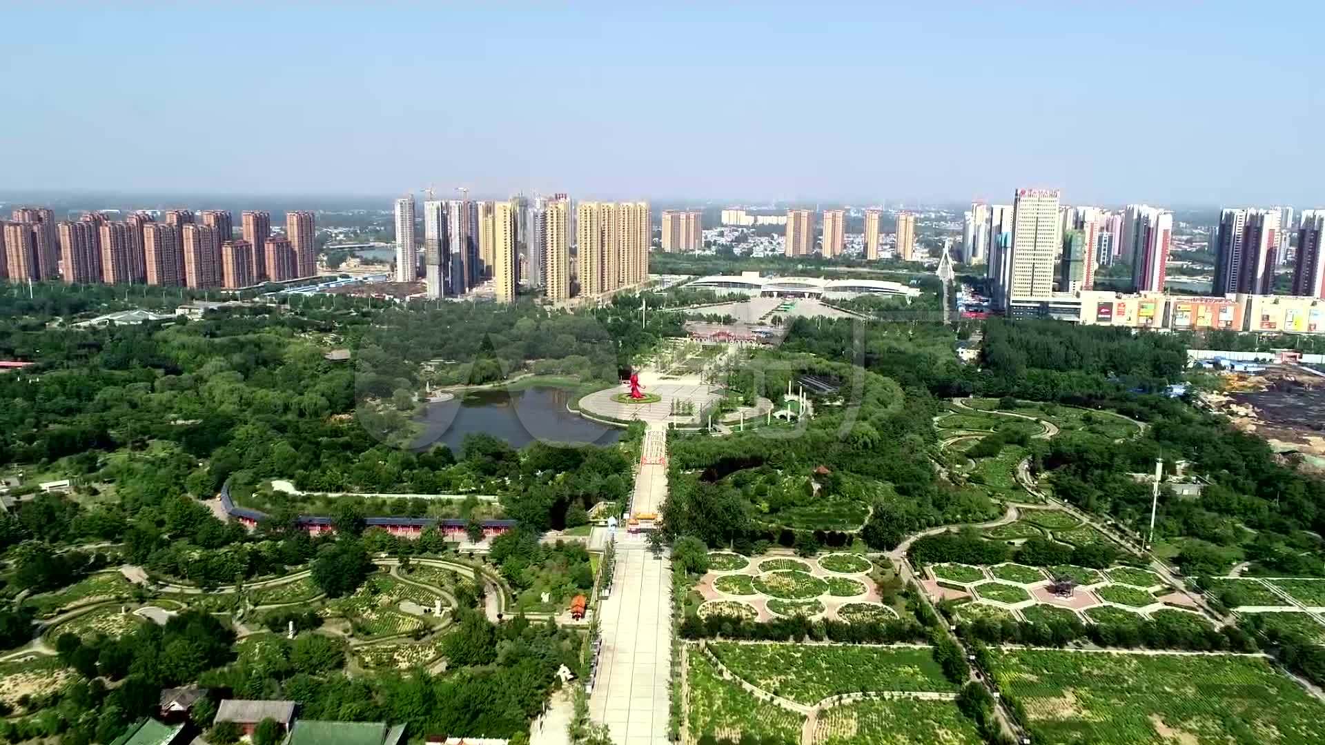 山东菏泽市牡丹区人民北路曹州牡丹园_1920x1080_高清