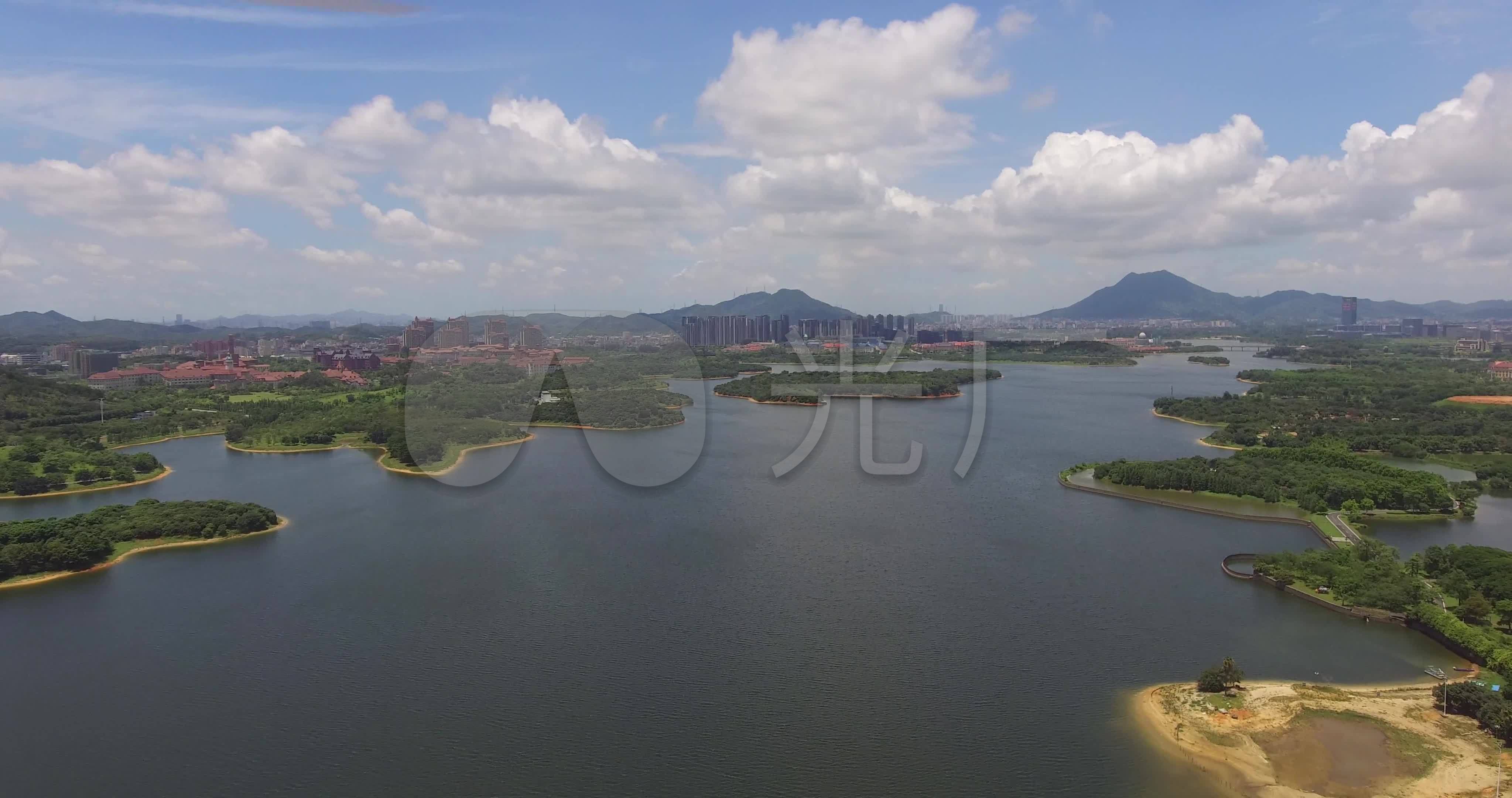 东莞松山湖景区,华为欧洲小镇所在地_4096x2160_高清