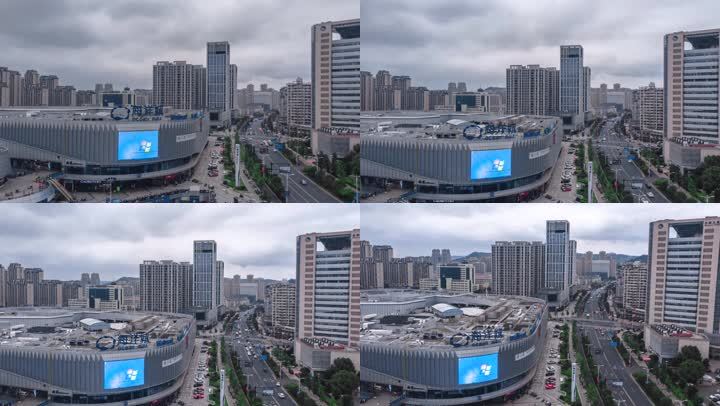 新昌海洋城航拍延时