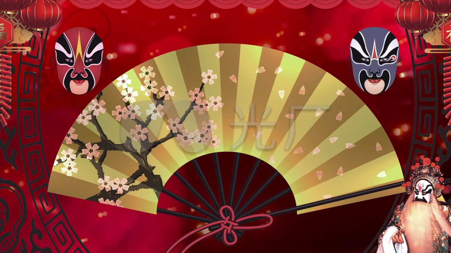 戏曲秦腔商芳会《血泪仇》通用视频背景