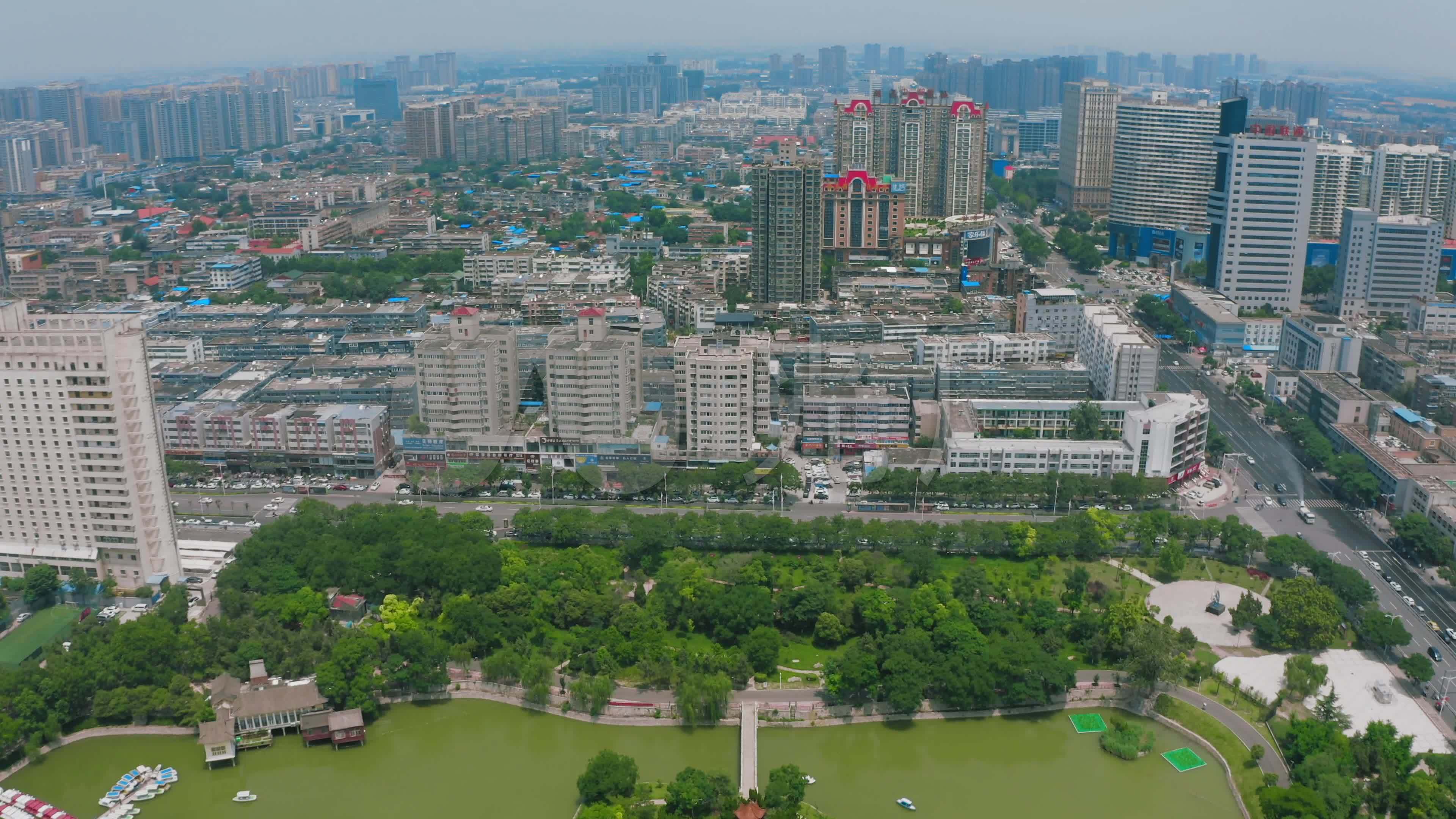 【4k】新乡市红旗区航拍_3840x2160_高清视频素材下载
