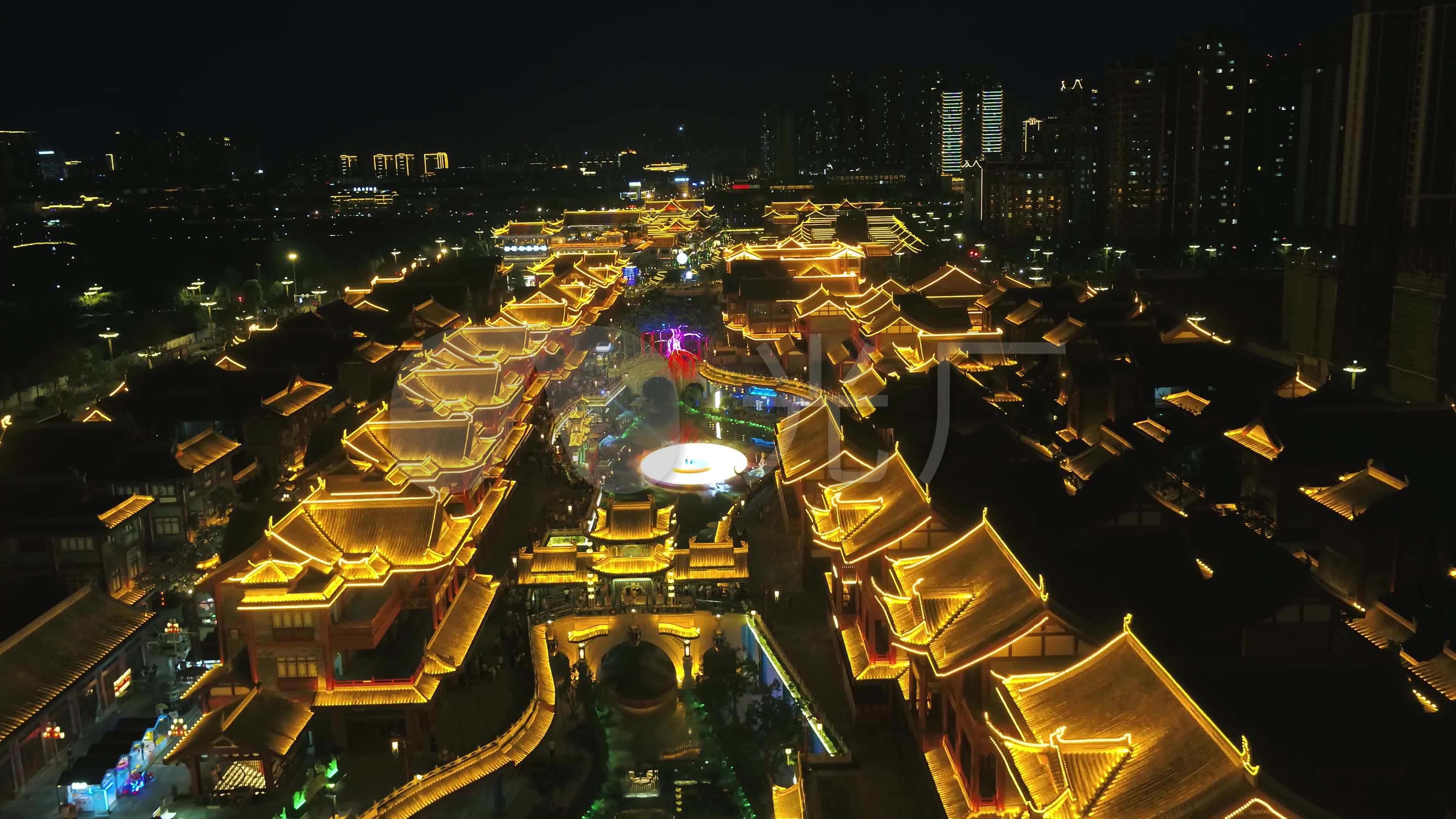 东坡印象水街_3840x2160_高清视频素材下载(编号:)