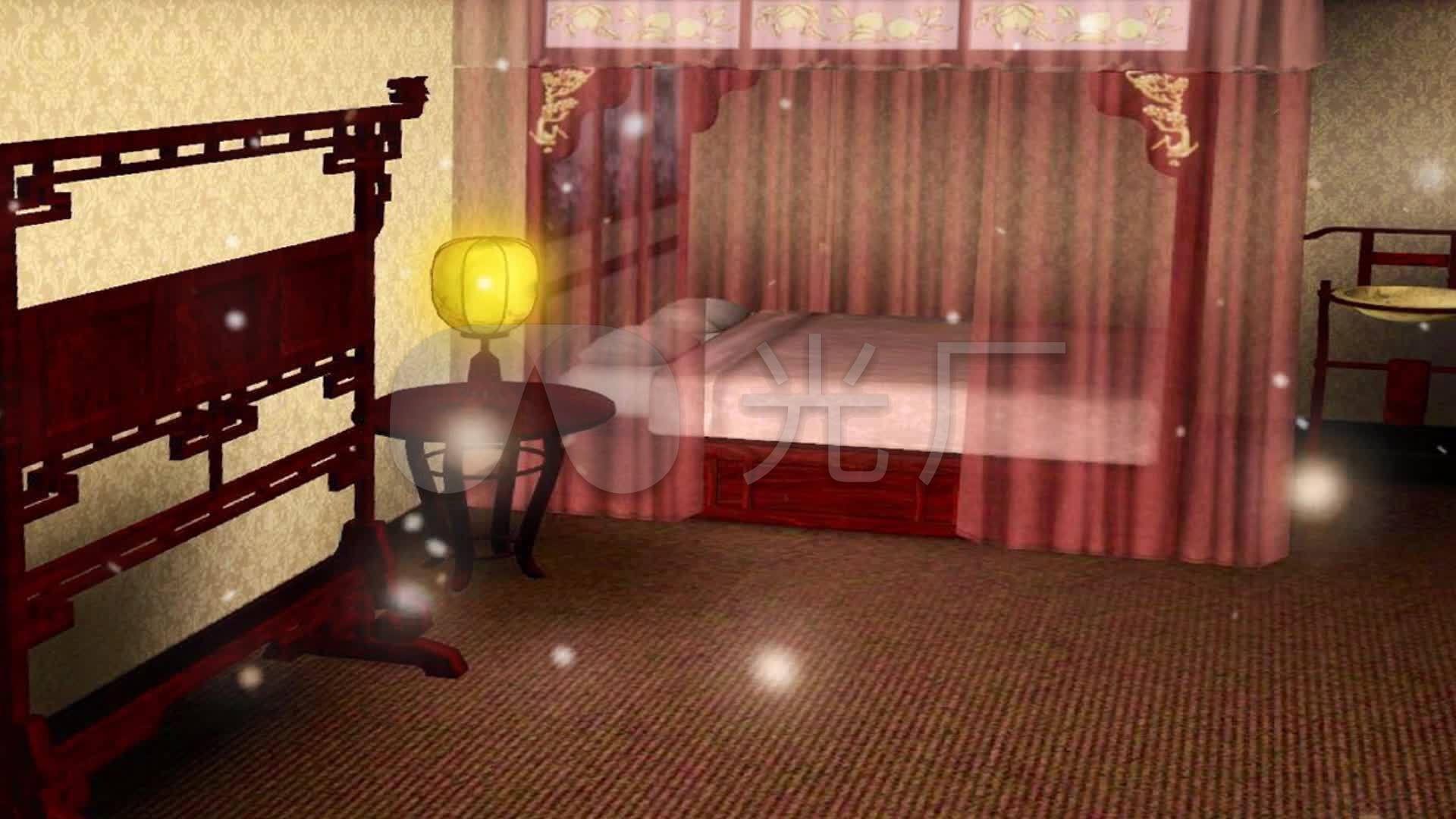 古代闺房卧室场景