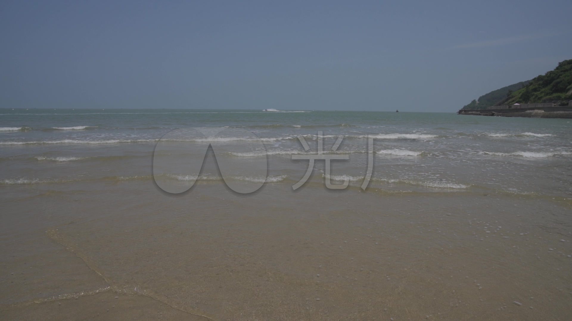 连云港海边度假大海海浪
