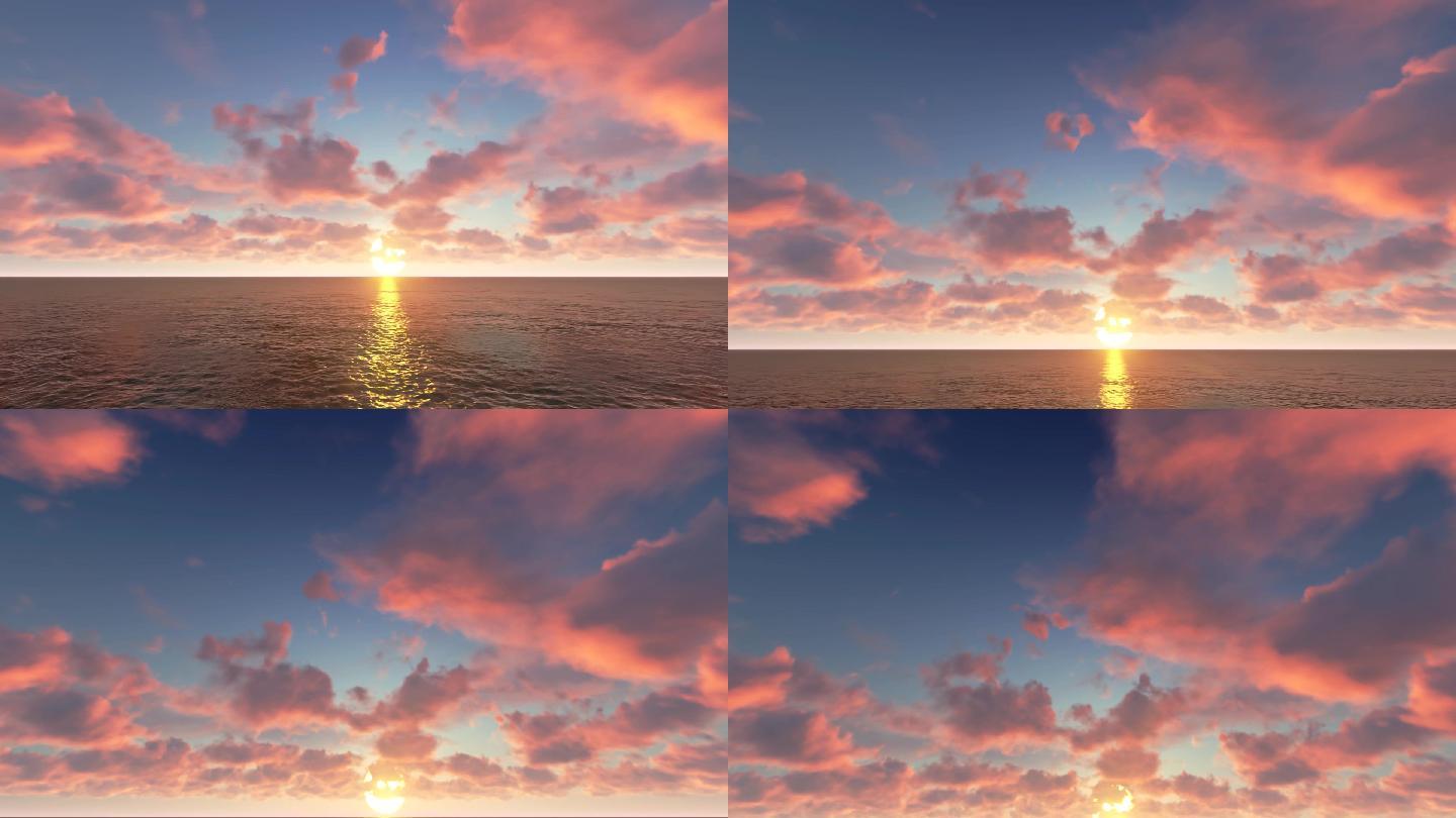 晚霞夕阳_1920x1080_高清视频素材下载(编号:4795456)