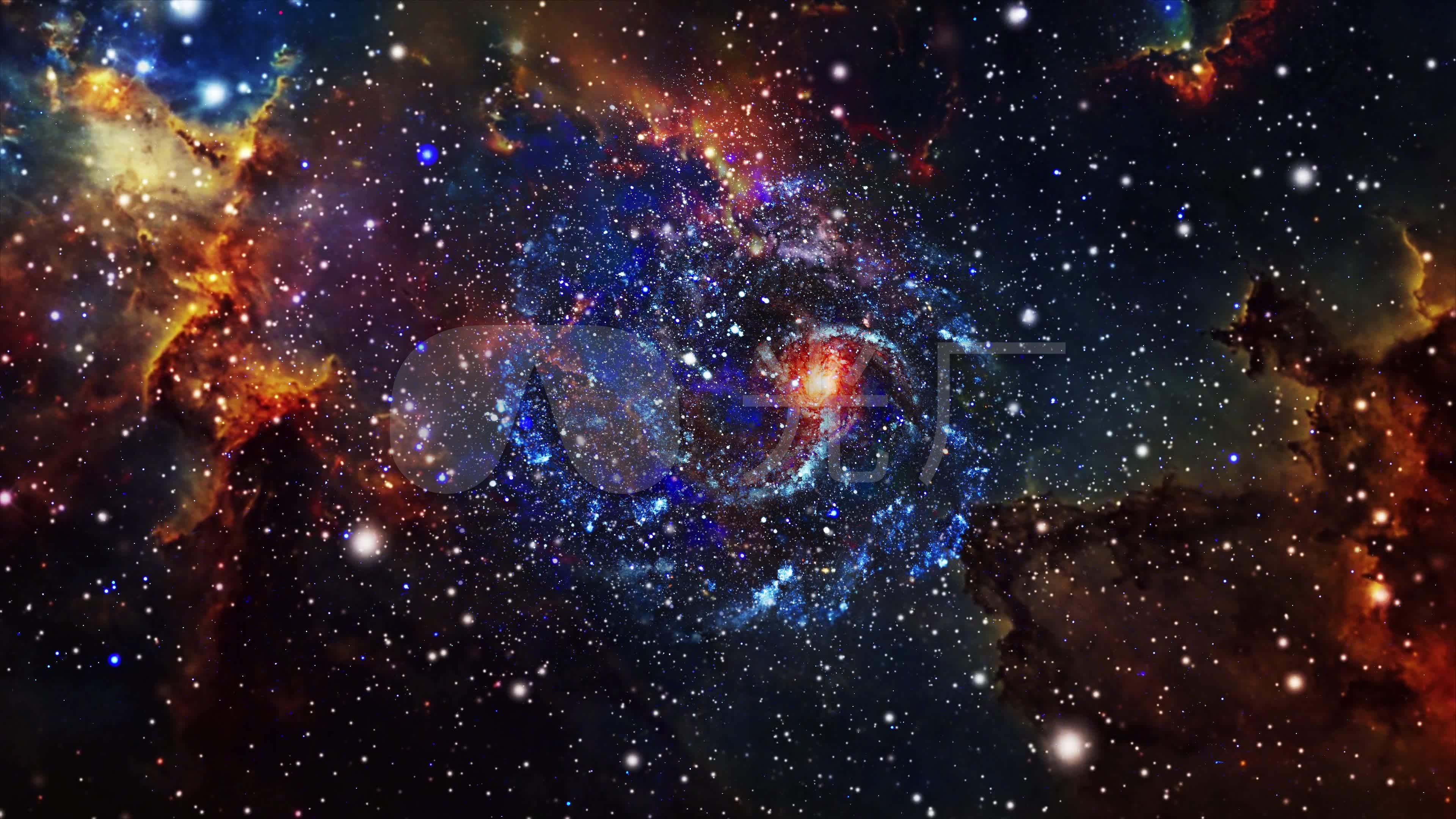 【油彩】4k银河系宇宙星云宇宙星空循环