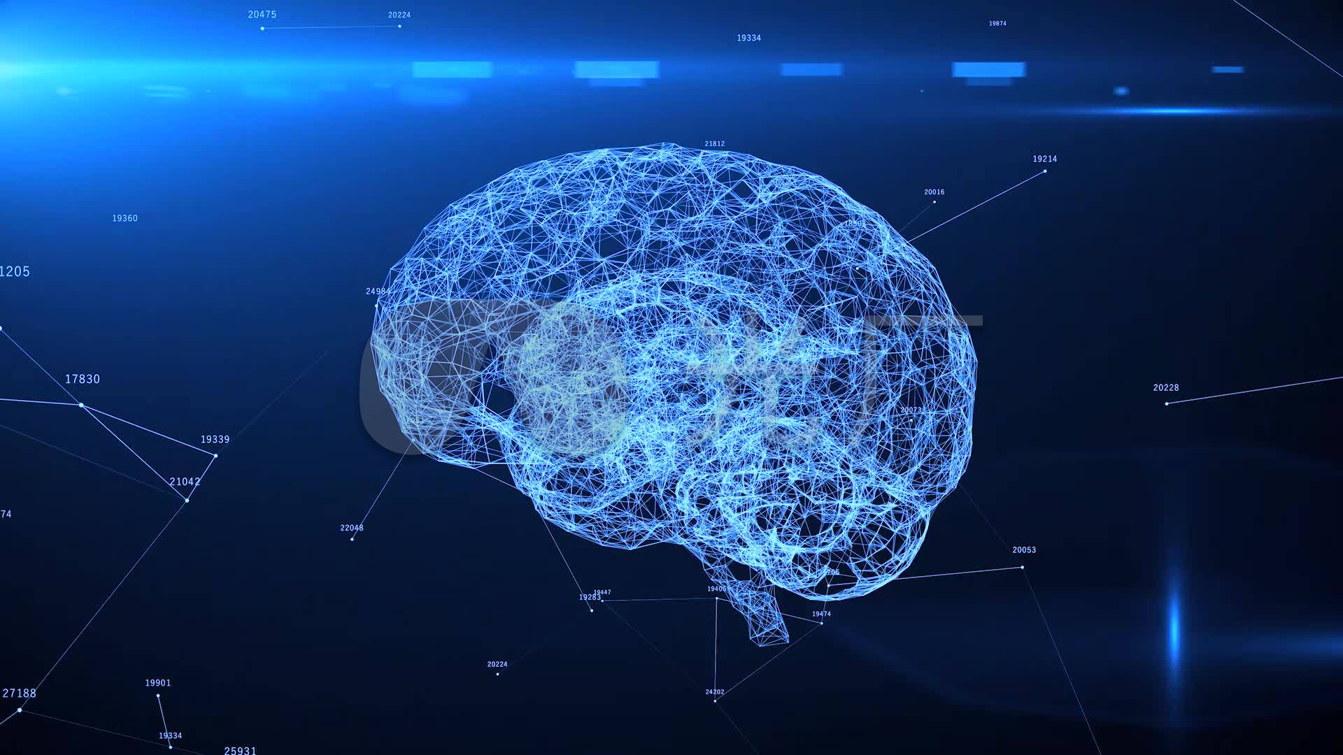 人工智能数字大脑线框模型