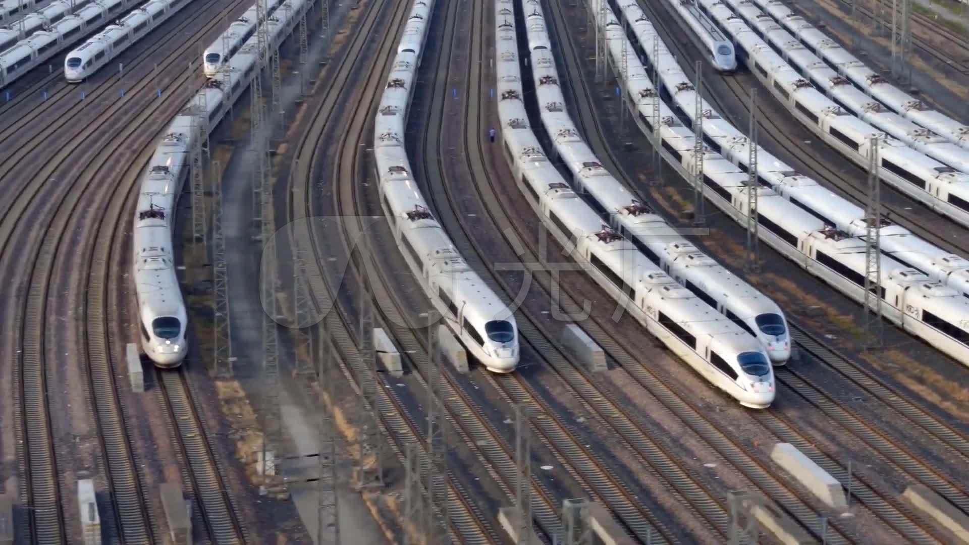 【航拍】大美高铁动车组列车,中国交通