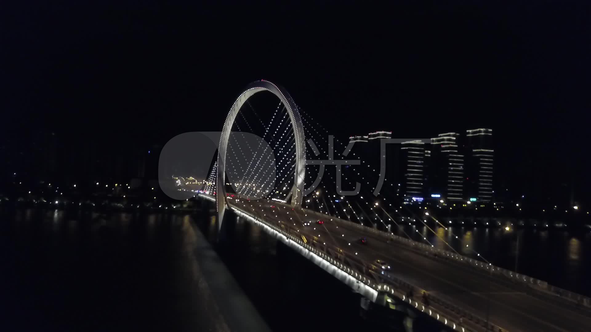 柳州市白沙大桥唯美夜景