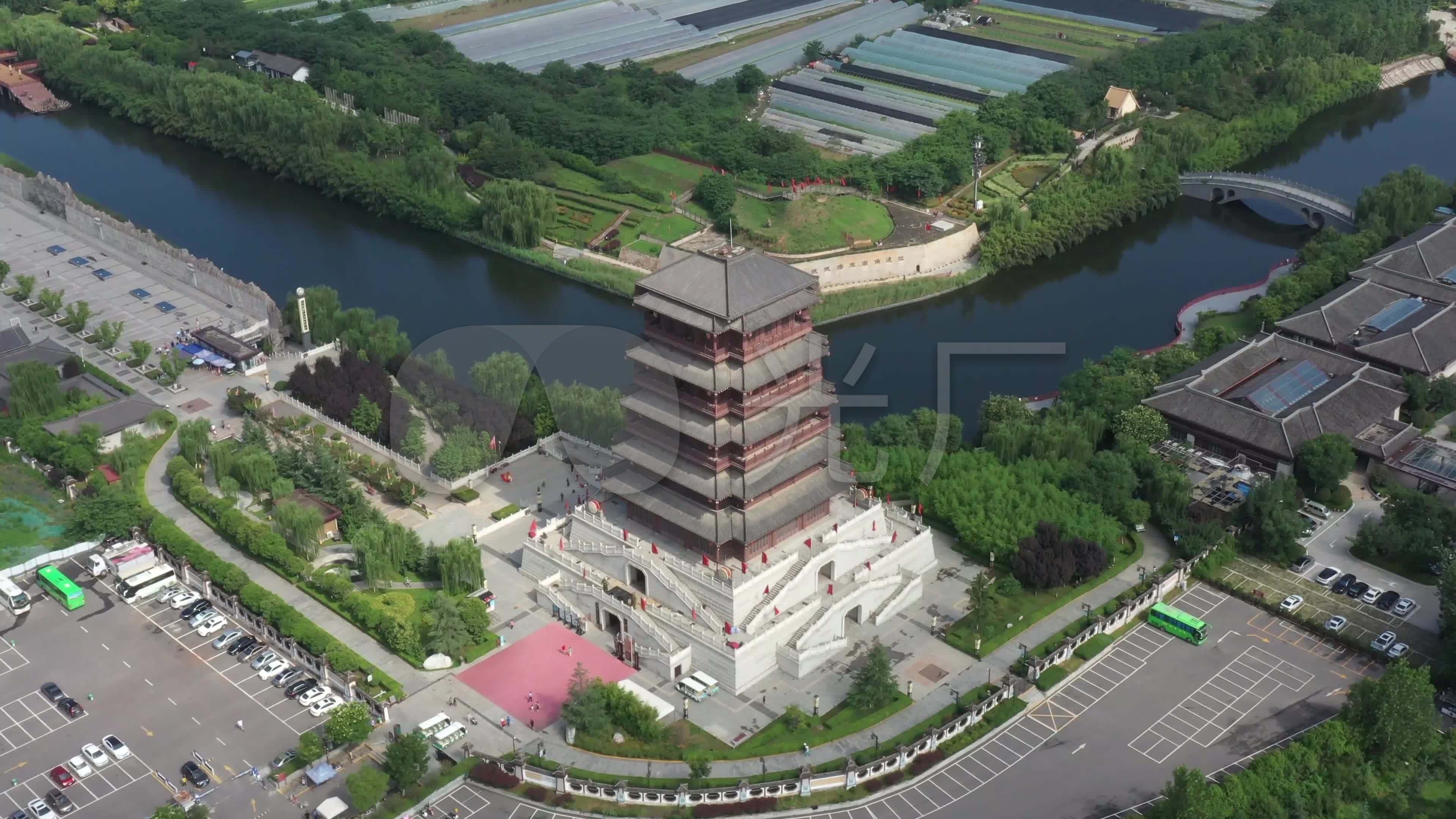 西安汉城湖公园大风阁