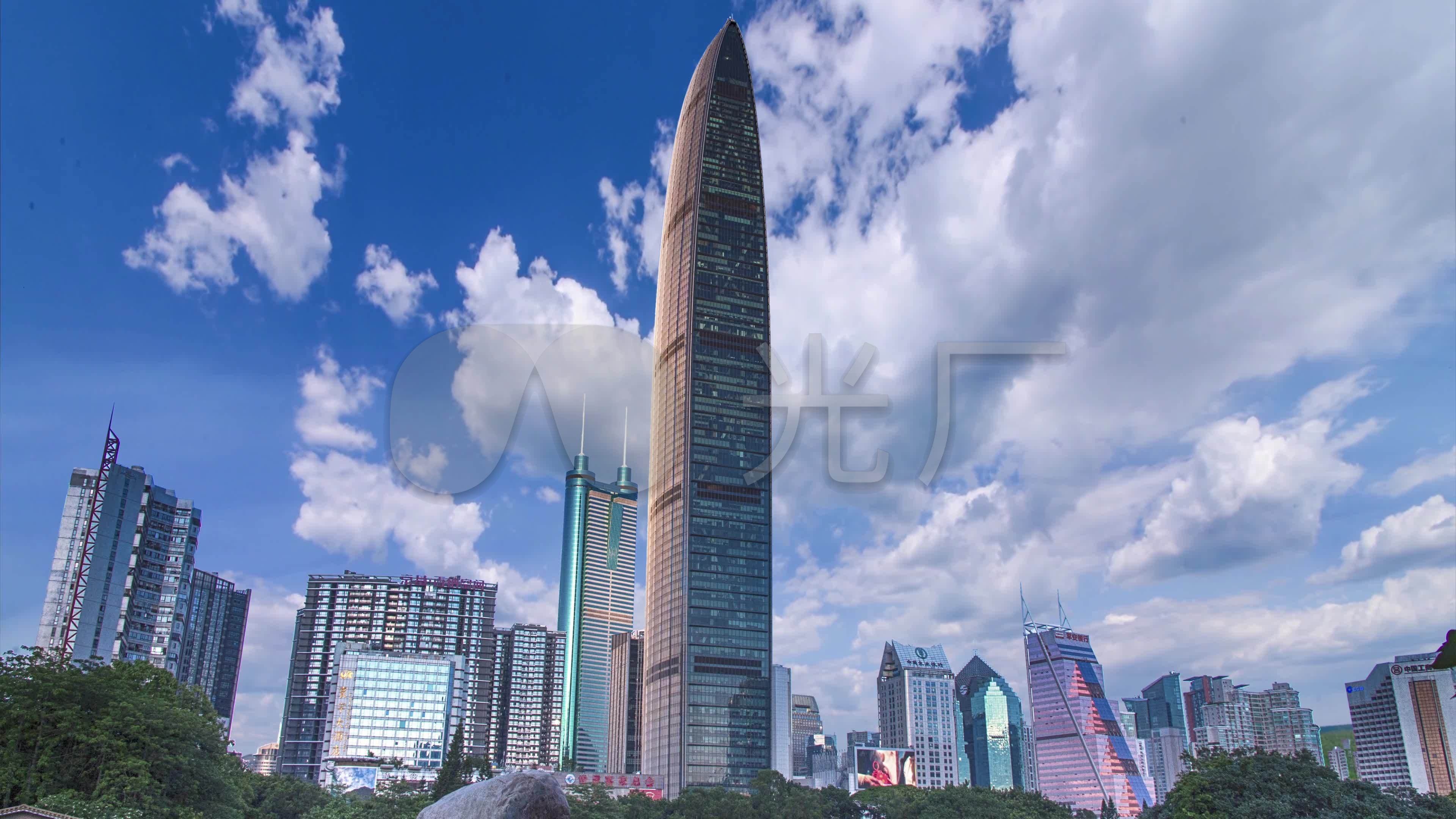 广东深圳地标建筑视频素材科技城市