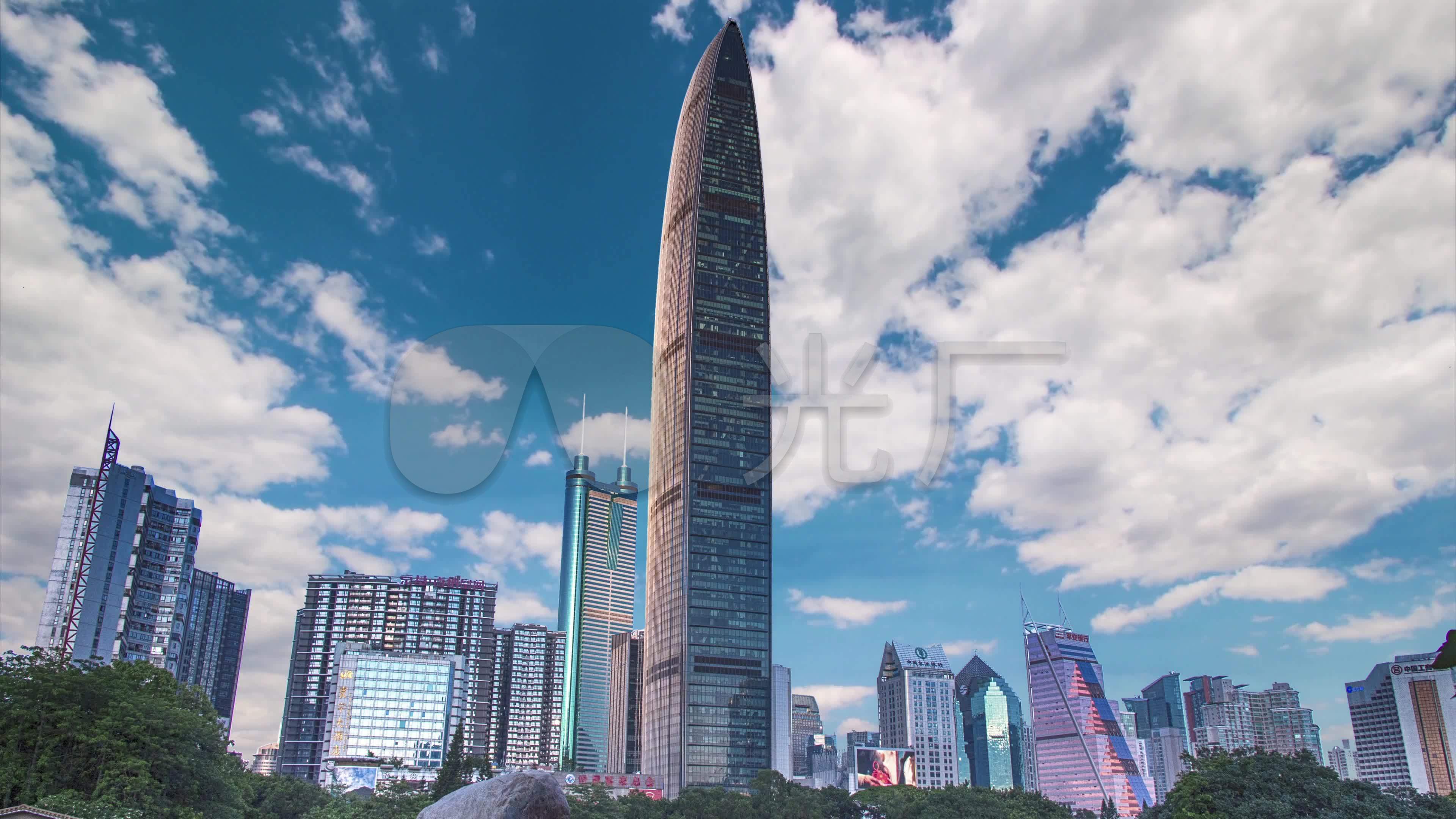 广东深圳地标建筑视频素材科技城市