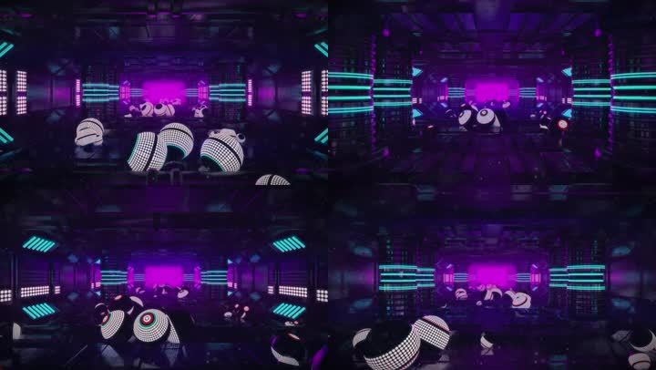 vjloop炫光舞台背景音乐律动led霓虹炫酷大屏酒吧夜店舞蹈主题会所