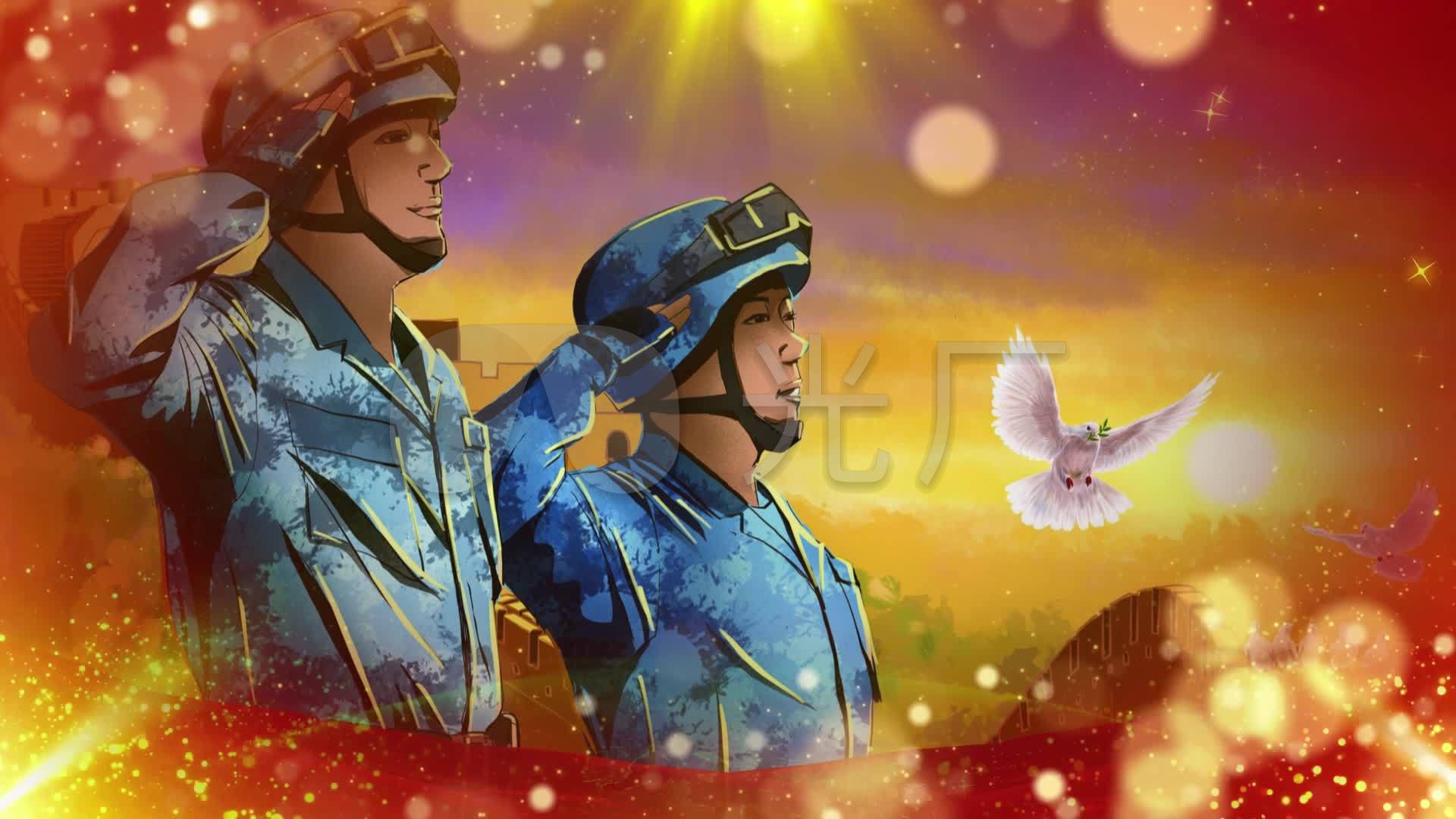 《新时期的力量》张卫军旅歌曲背景_1920x1080_高清