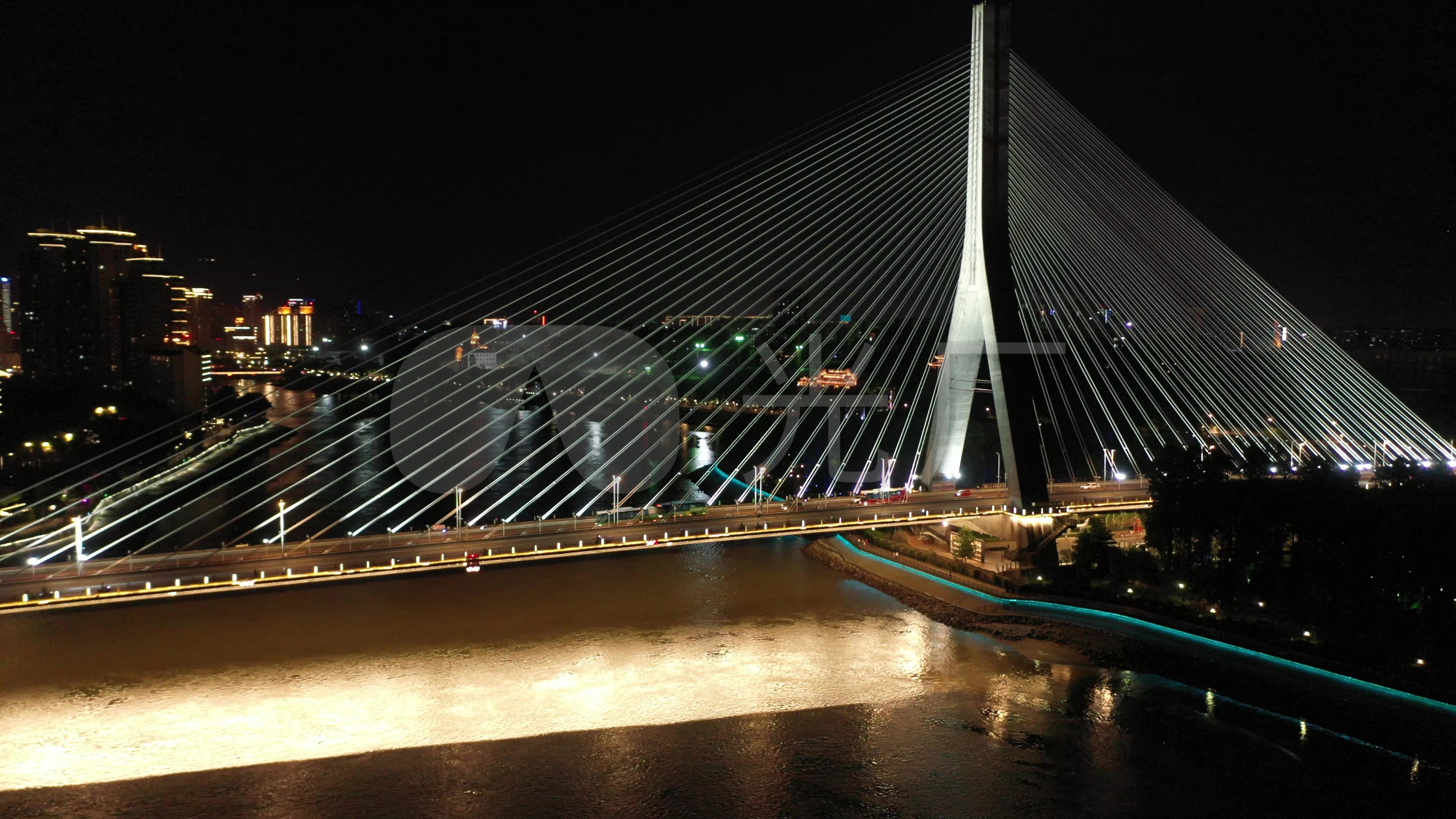 福州夜景 三县洲大桥