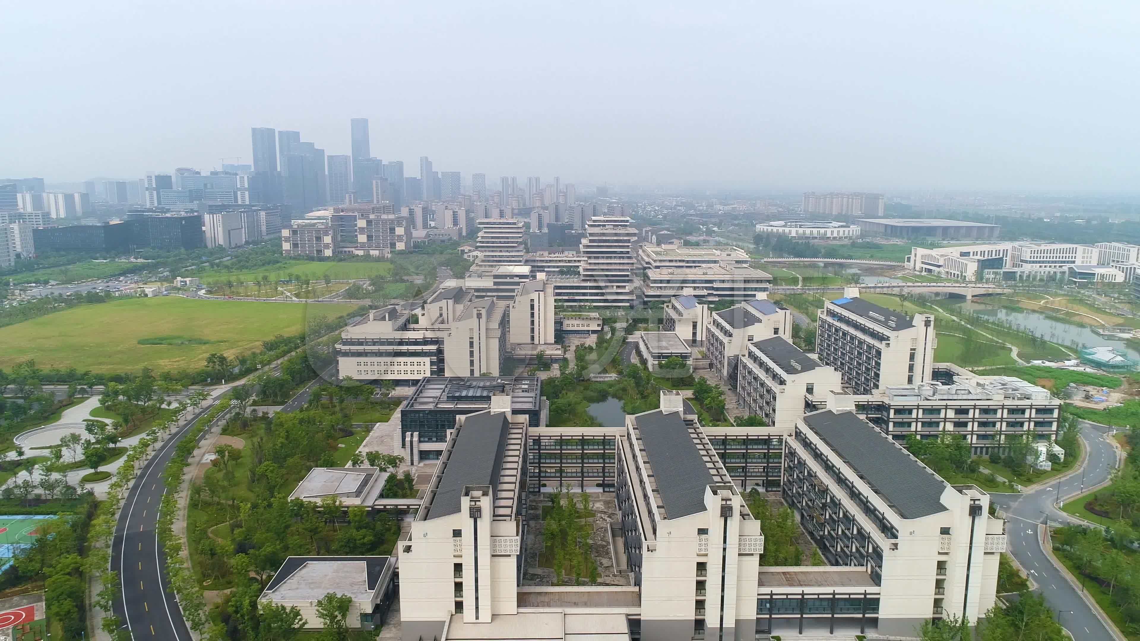 杭州师范大学仓前校区【4k】_3840x2160_高清视频素材