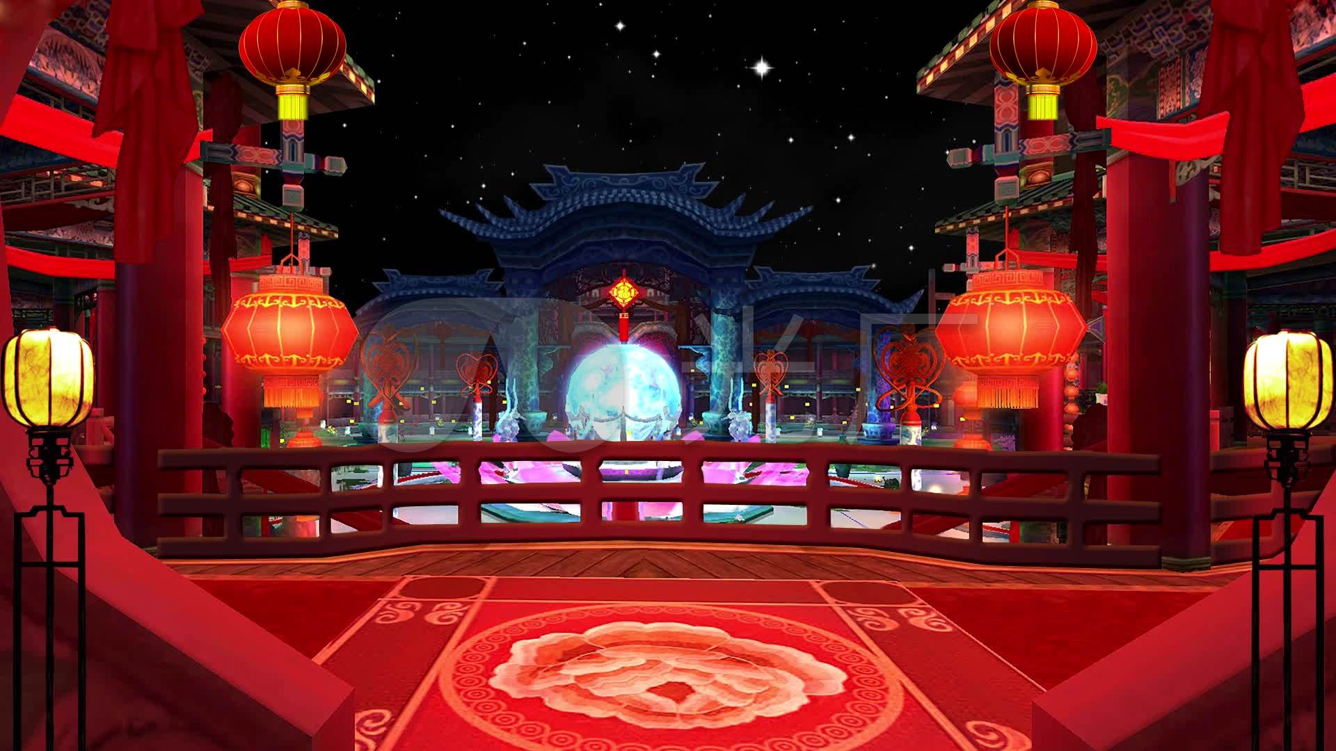 视频素材 舞台背景 中国风背景 越剧女驸马戏曲背景 来自视频原始文件