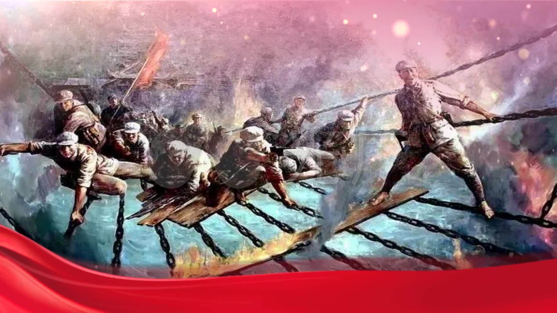 七律长征-朗诵背景_1920x1080_高清视频素材下载(编号