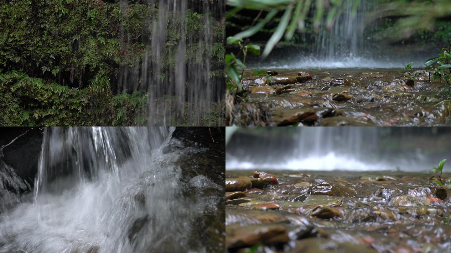 15段山间山泉矿泉水清泉水高清4k视频