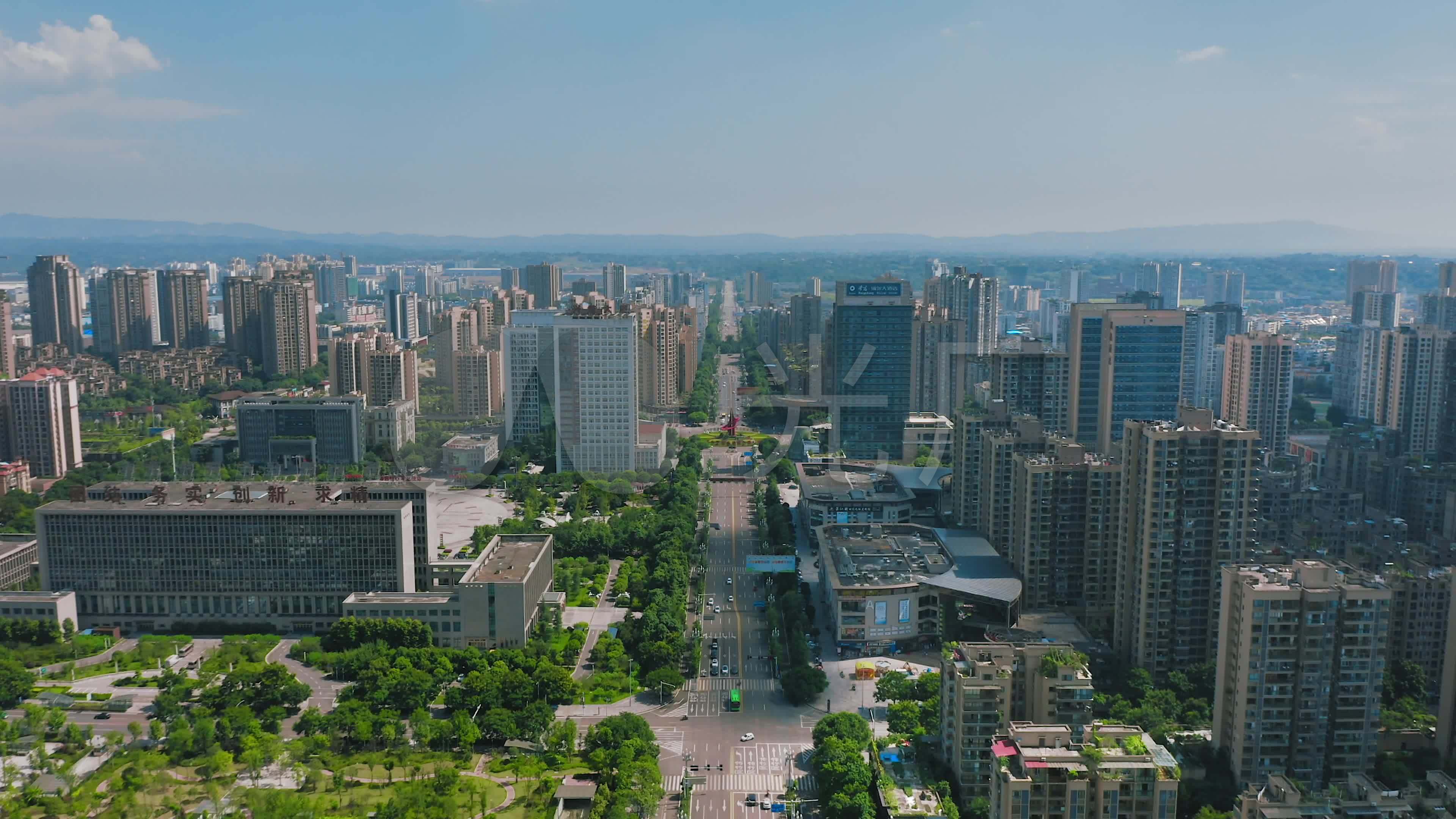 【4k】重庆荣昌区航拍_3840x2160_高清视频素材下载