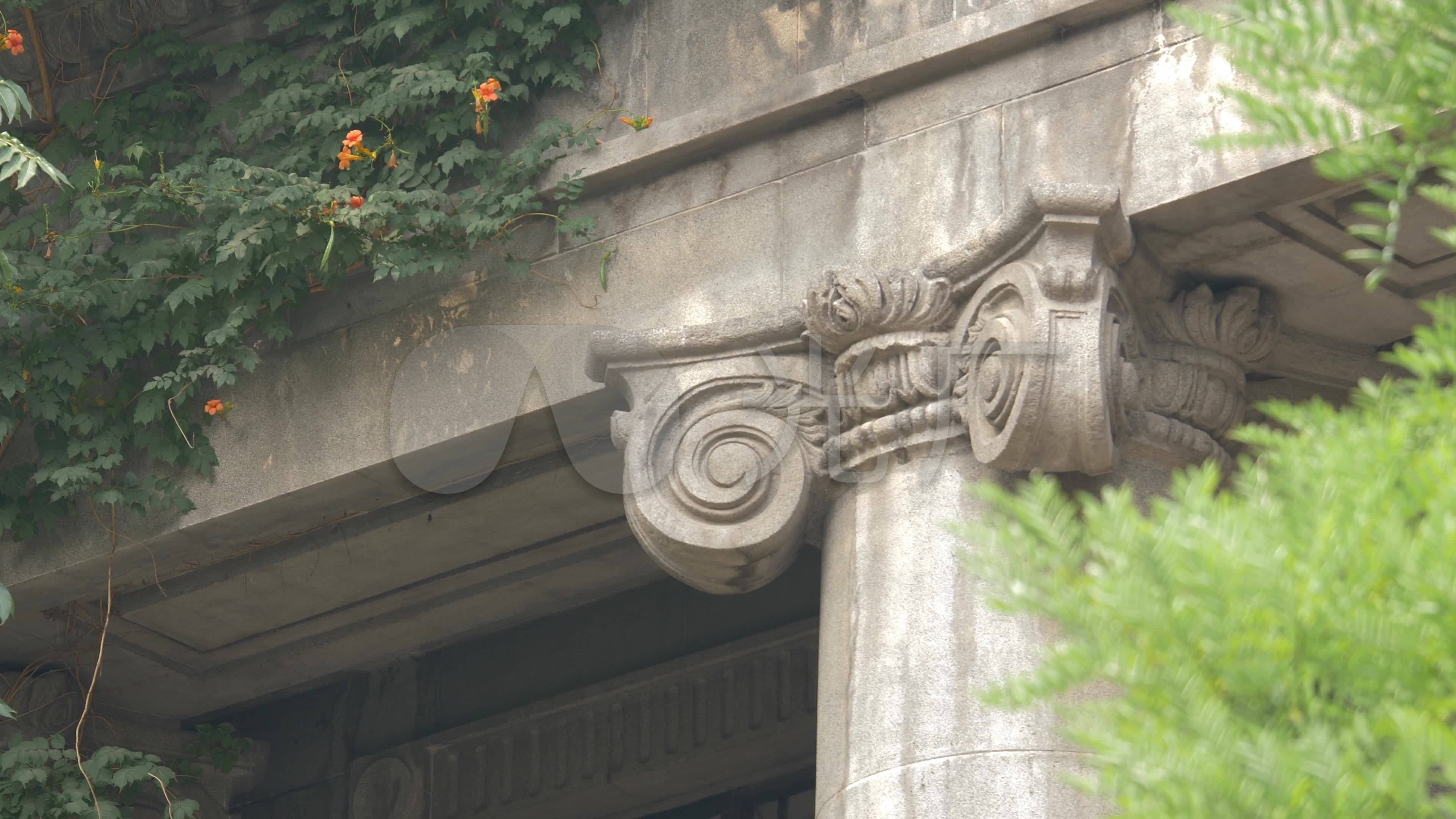 【4k】民国历史百年租界欧式建筑空镜_3840x2160_高清视频素材下载