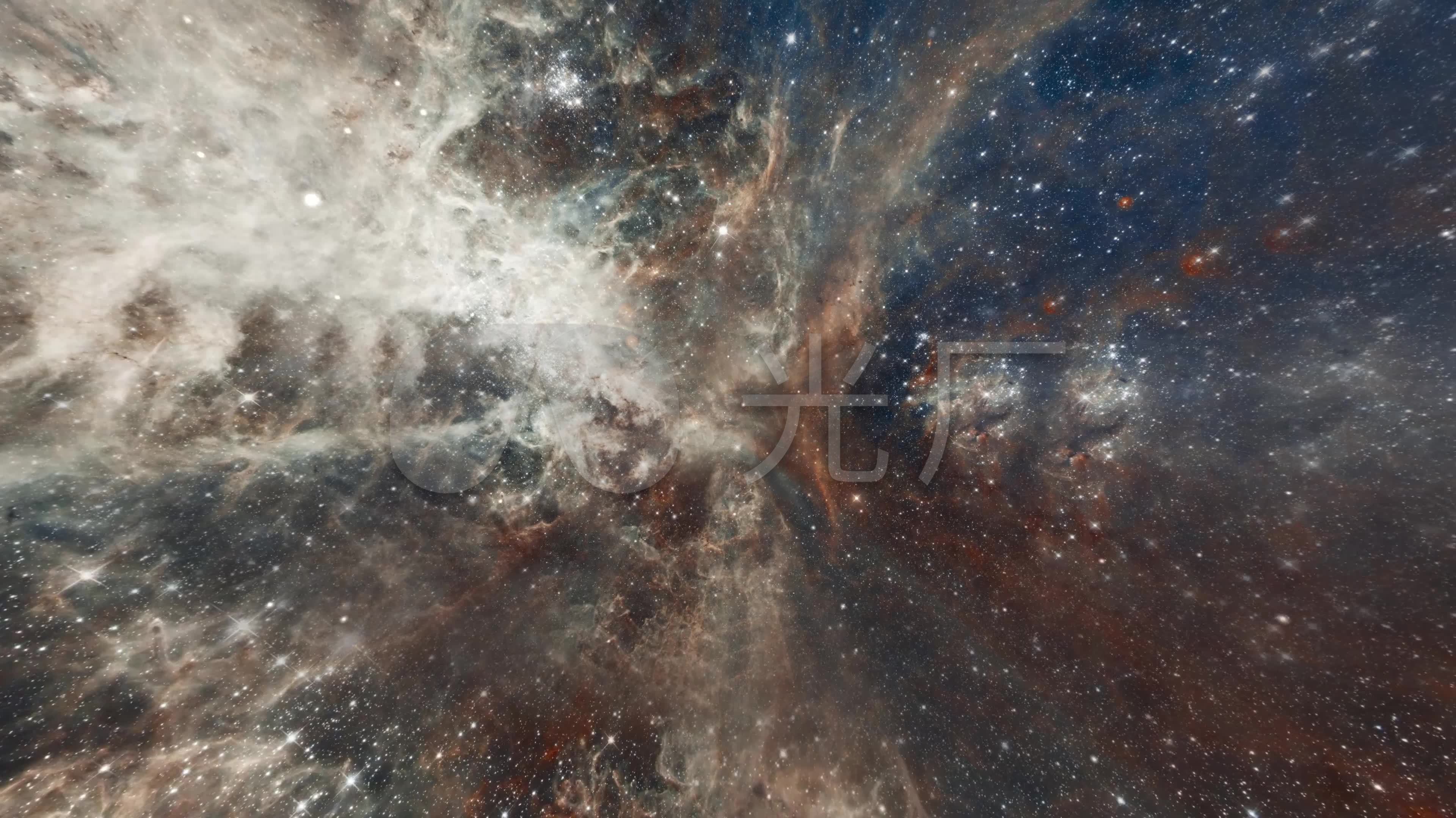 【原创】4k唯美宇宙星空循环_3840x2160_高清视频素材