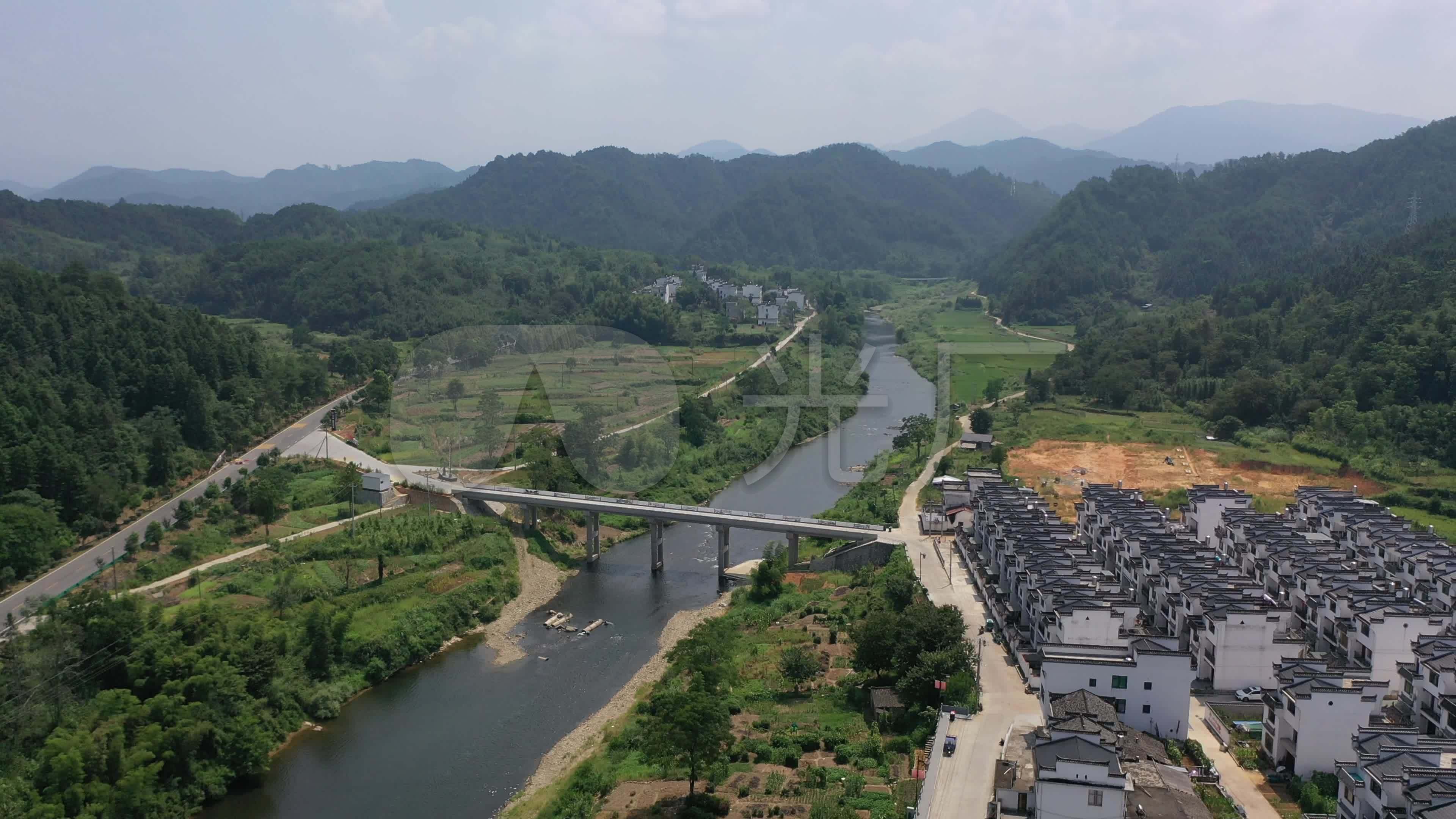 婺源汪口景区_3840x2160_高清视频素材下载(编号:)