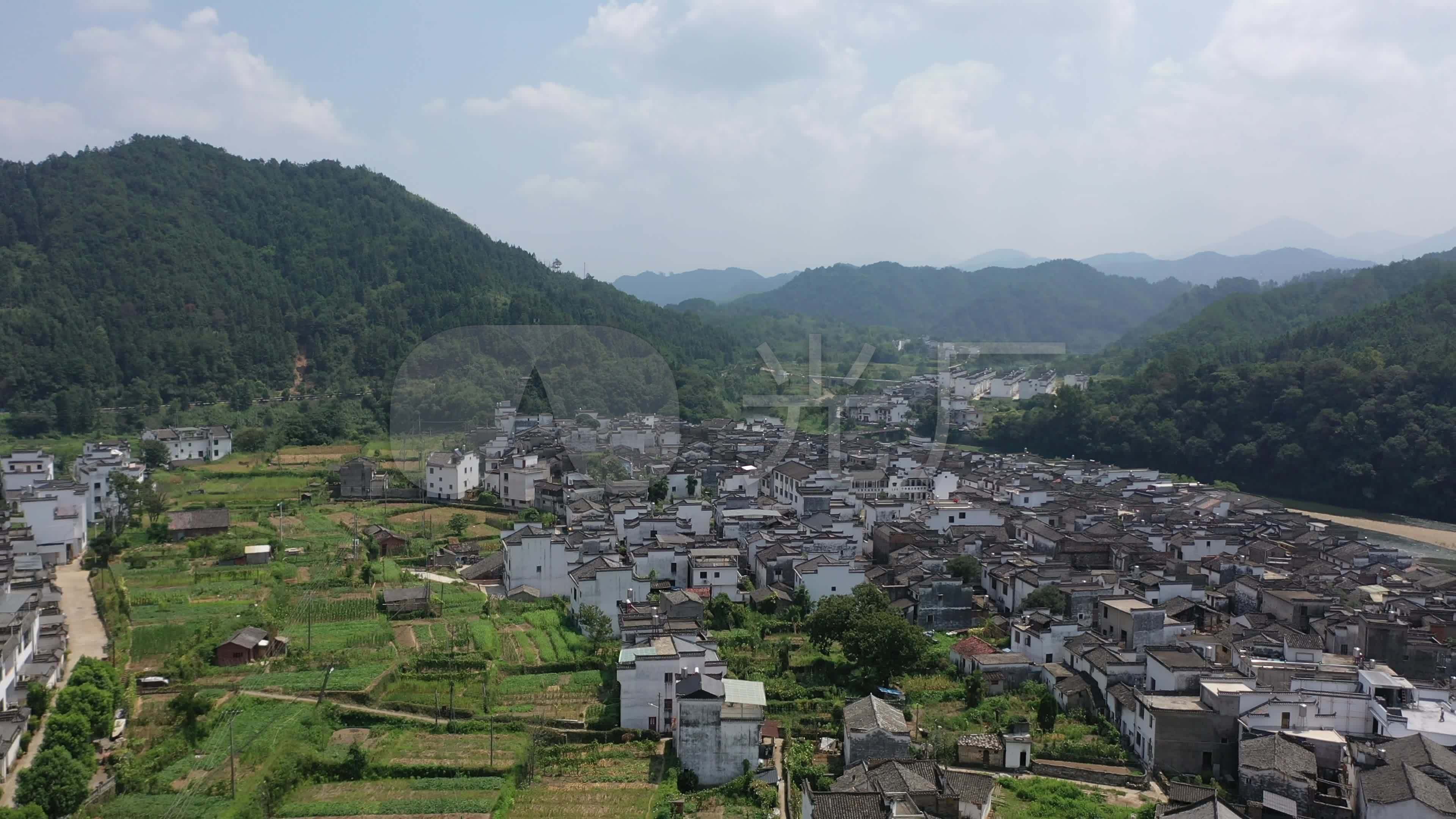 婺源汪口景区_3840x2160_高清视频素材下载(编号:)