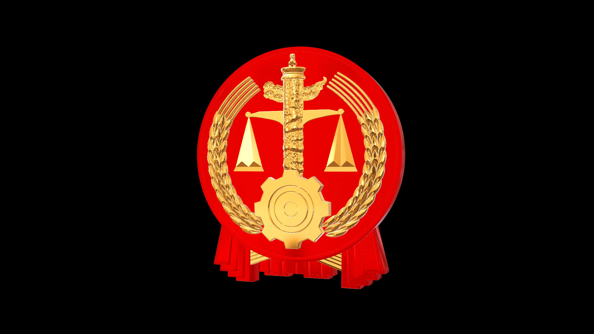 法徽法院徽章法徽图案人民法院标志法院logo党政法院标志旋转法院法徽