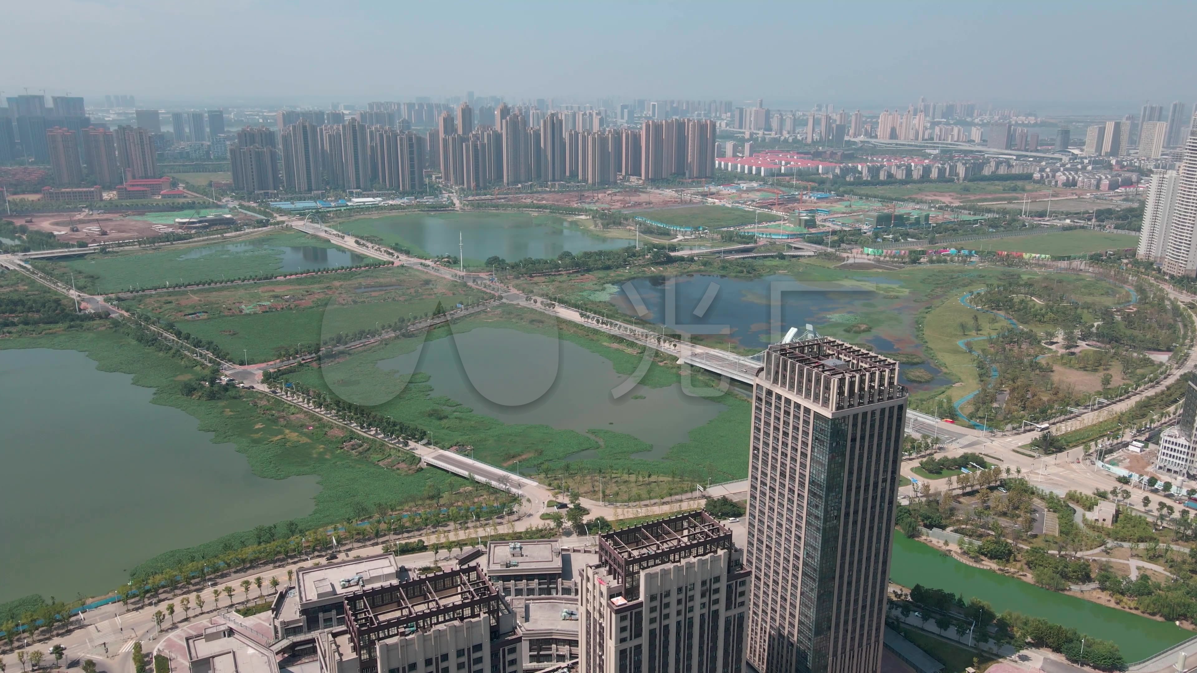 【原创4k】汉阳四新方岛公园_3840x2160_高清视频素材下载(编号