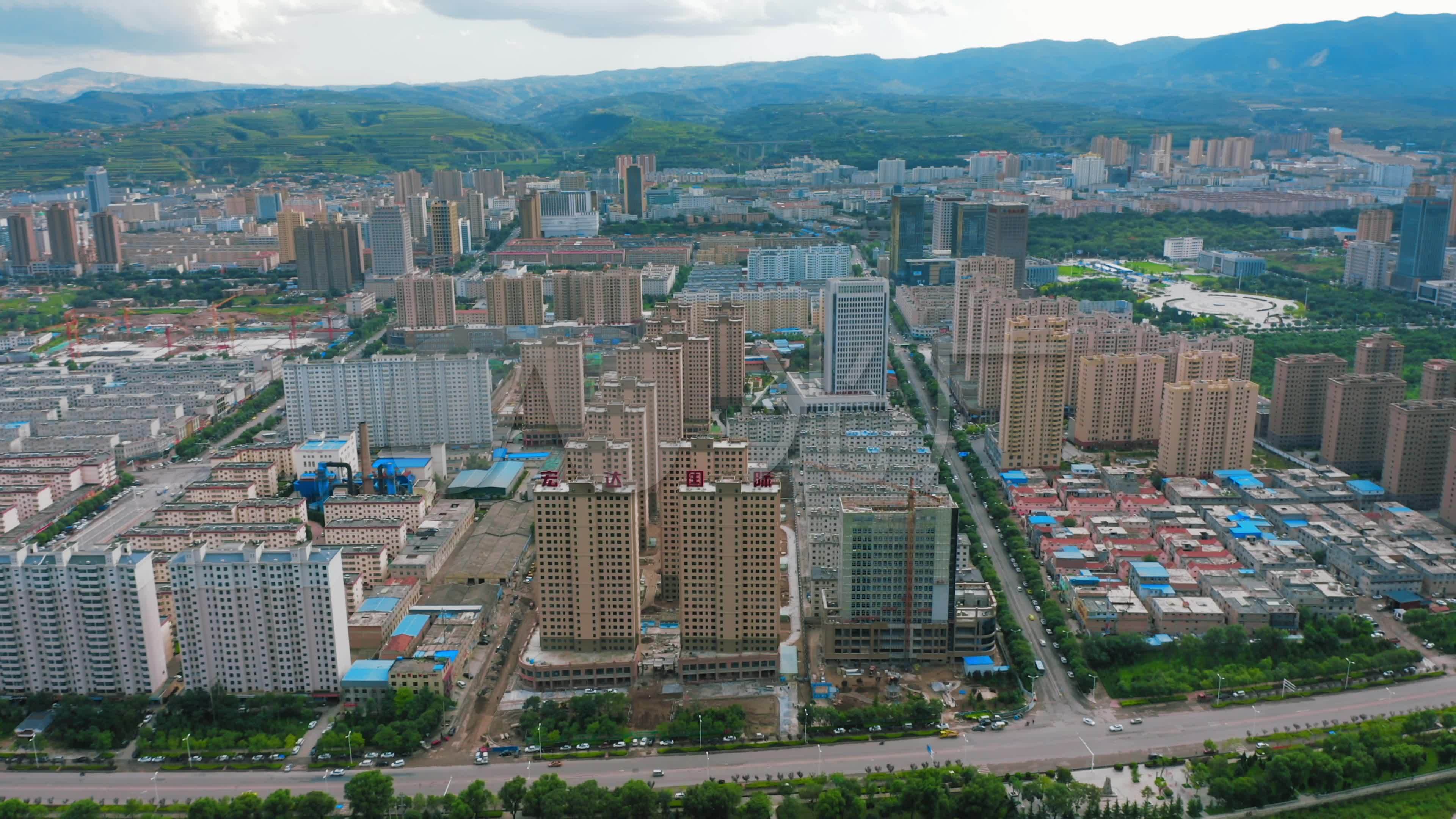 【4k】平凉市崆峒区大气航拍