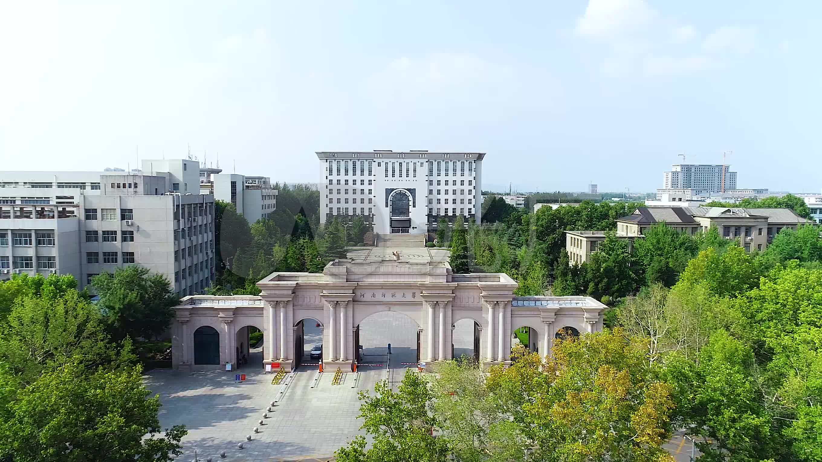 河南师范大学震撼航拍_2720x1530_高清视频素材下载(编号:4948978)