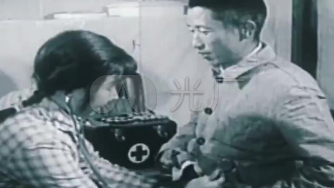 60年代70年代卫生疫苗打针防疫医生_1280x720_高清视频素材下载(编号
