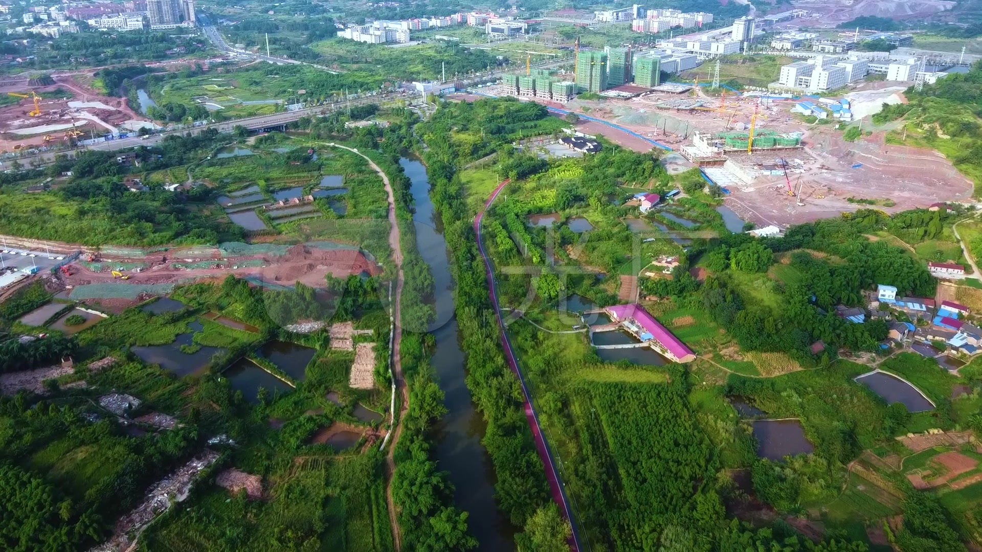 内江小青龙河湿地公园-可商用_1920x1080_高清视频(:)