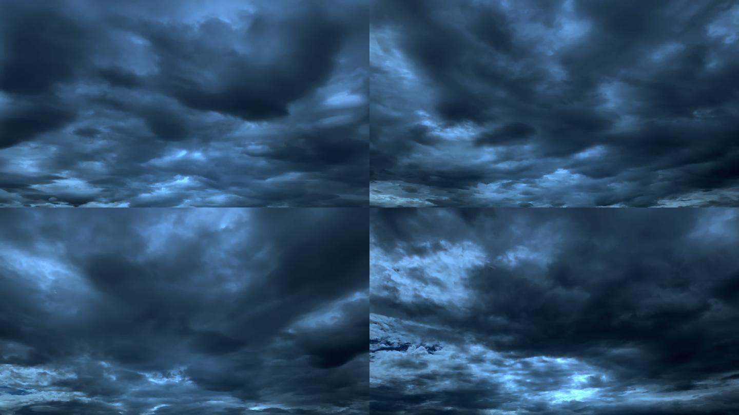 【hd天空】阴天乌云密布厚云压抑阴雨云层