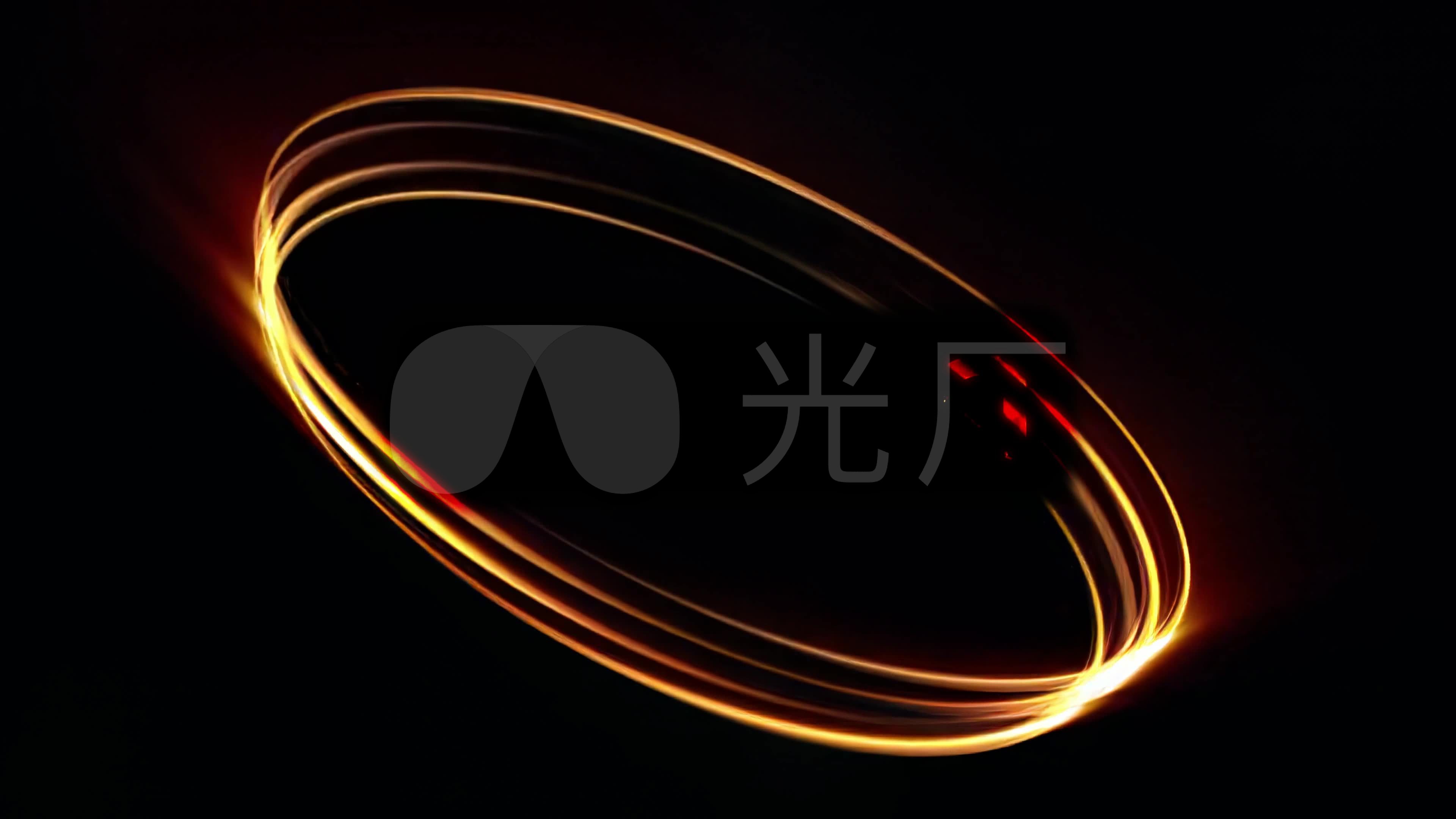视频素材 影视包装 影视特效 发光圆环流光来自视频原始文件或预览