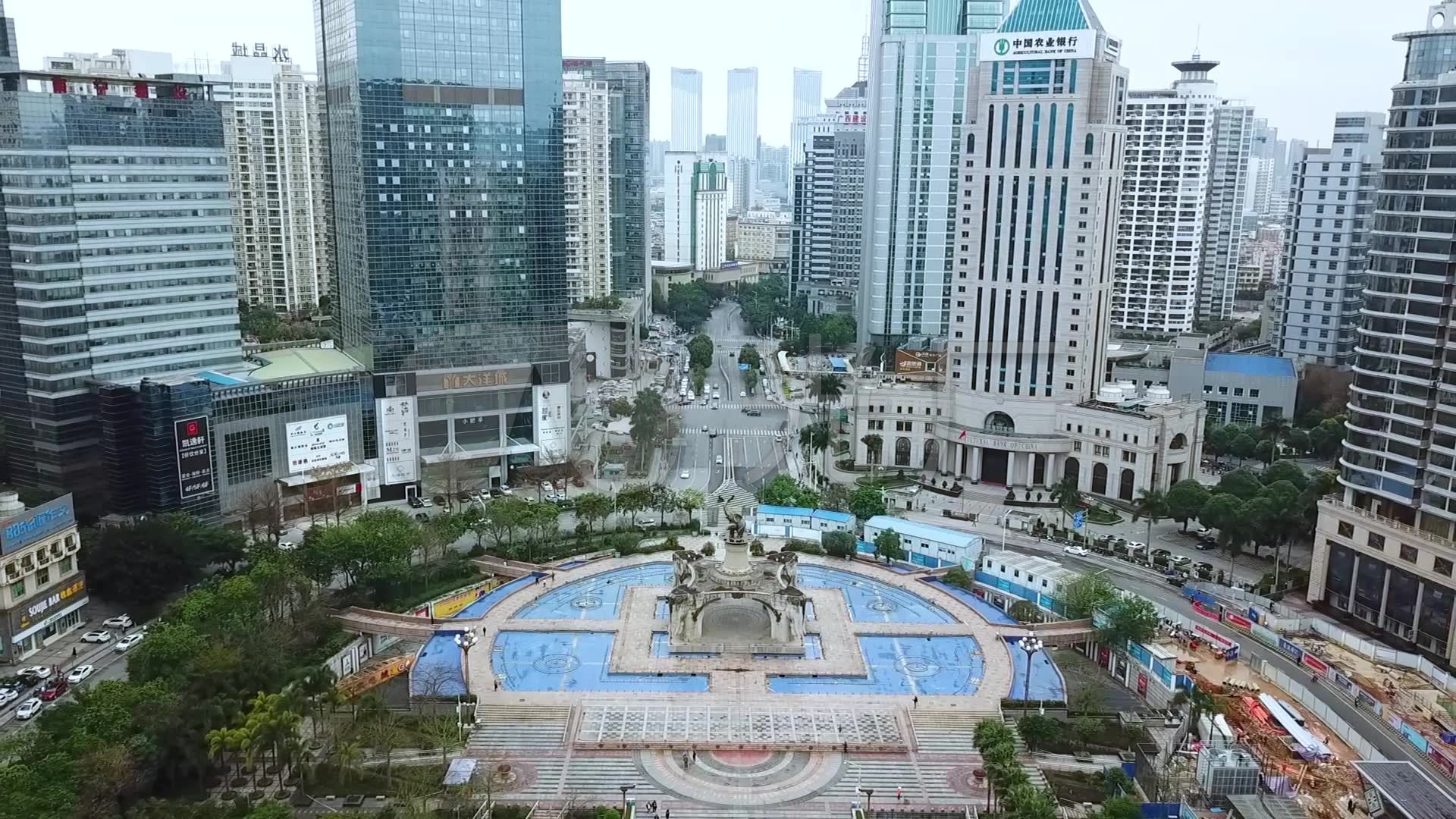 广西南宁城市五象广场3_1920x1080_高清视频素材下载(编号:4982922)