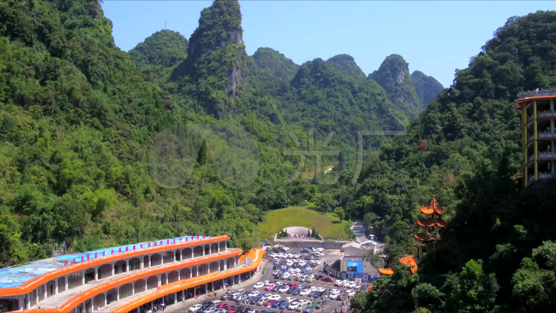 实拍广西南宁市马山县中国弄拉生态旅游区
