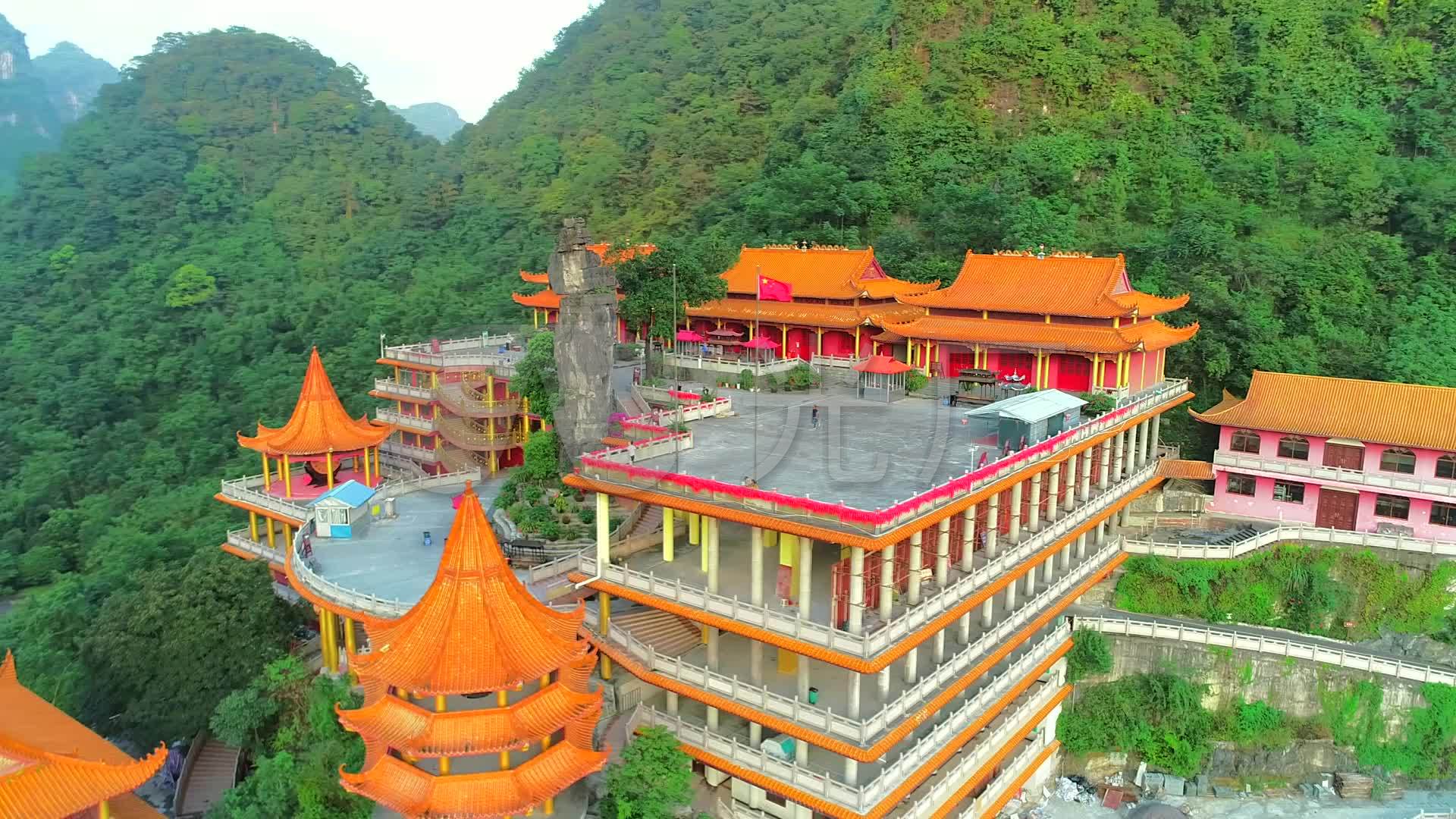 实拍广西南宁市马山县中国弄拉生态旅游区